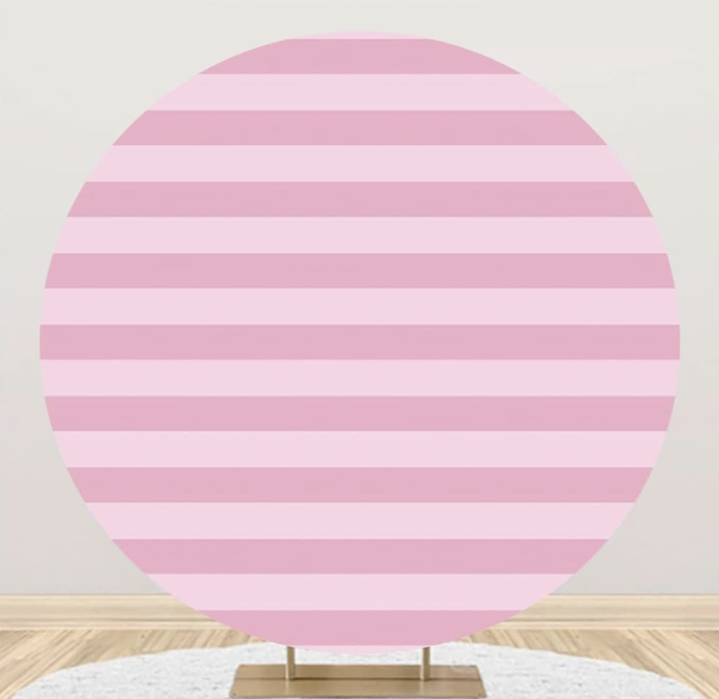 Pink and White Stripe Backdrop