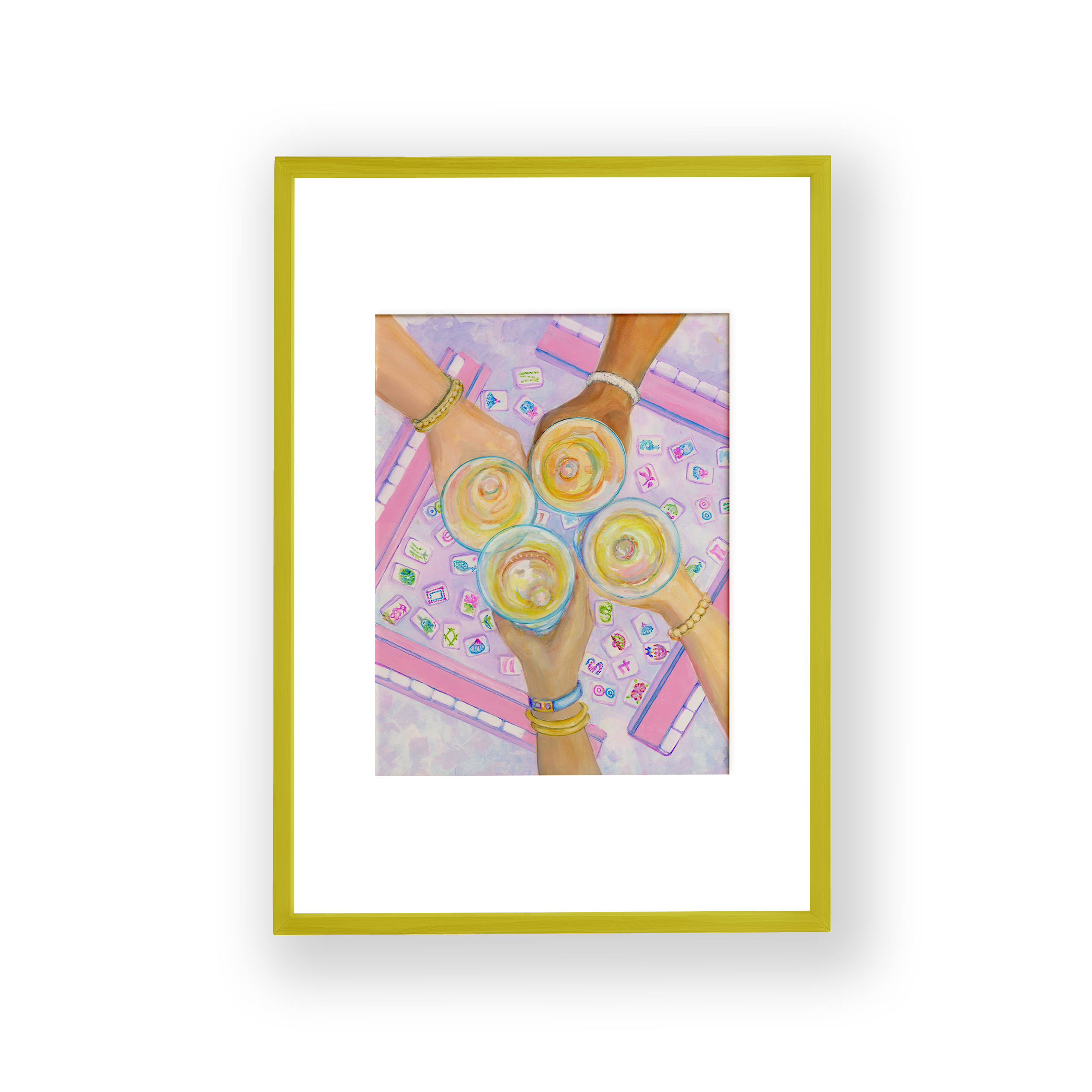 Bird Bam Cheers Art Print