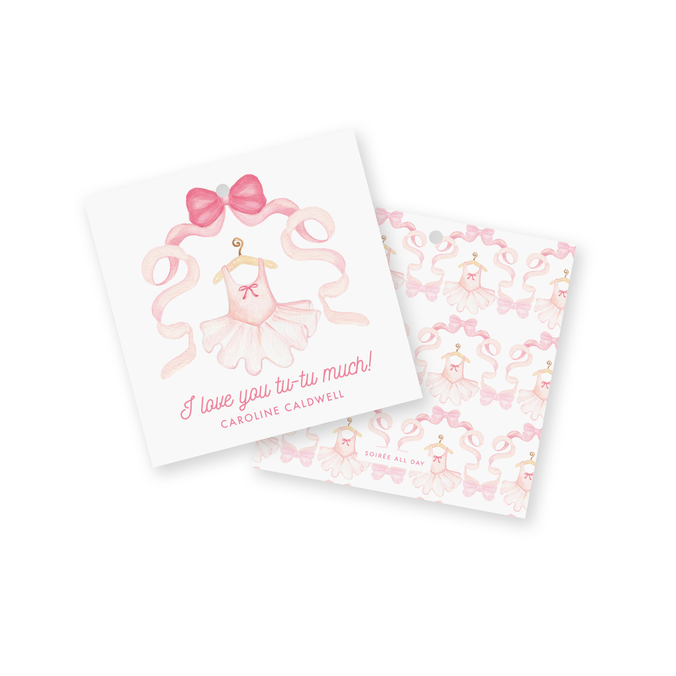 Ballerina TuTu Classroom Valentine