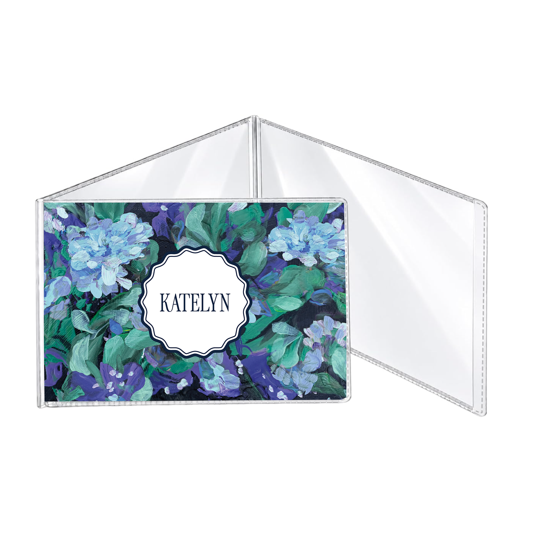 Midnight Garden Club Mahjong Card Holder