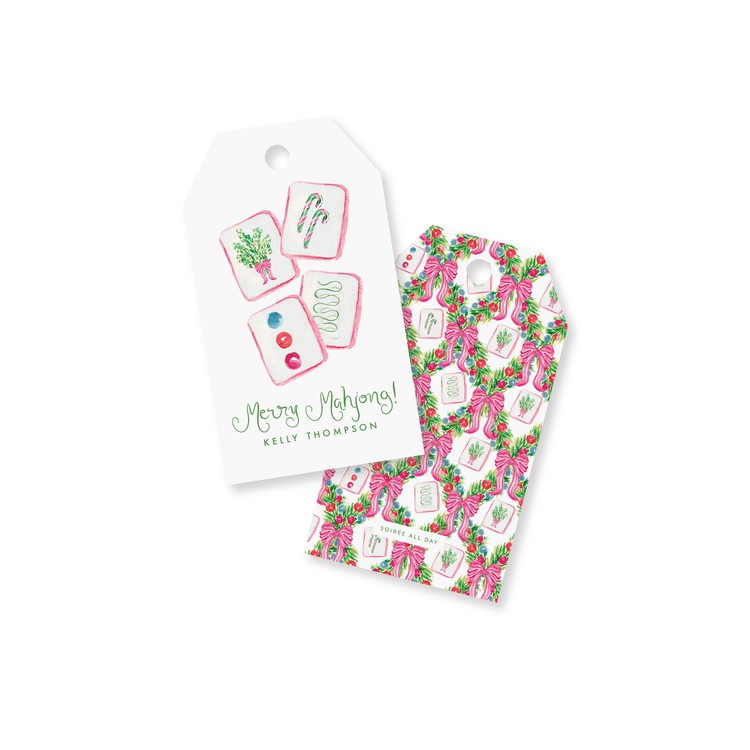 Soirée All Day Merry Mahjong Gift Tag
