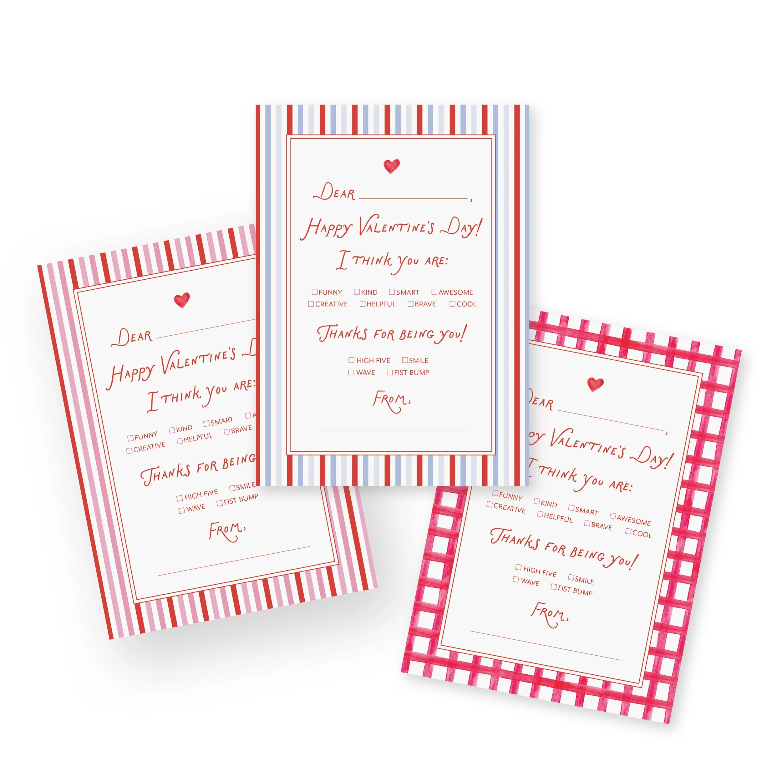 Thanks for Being You | XL Fill in-the-blank Valentine