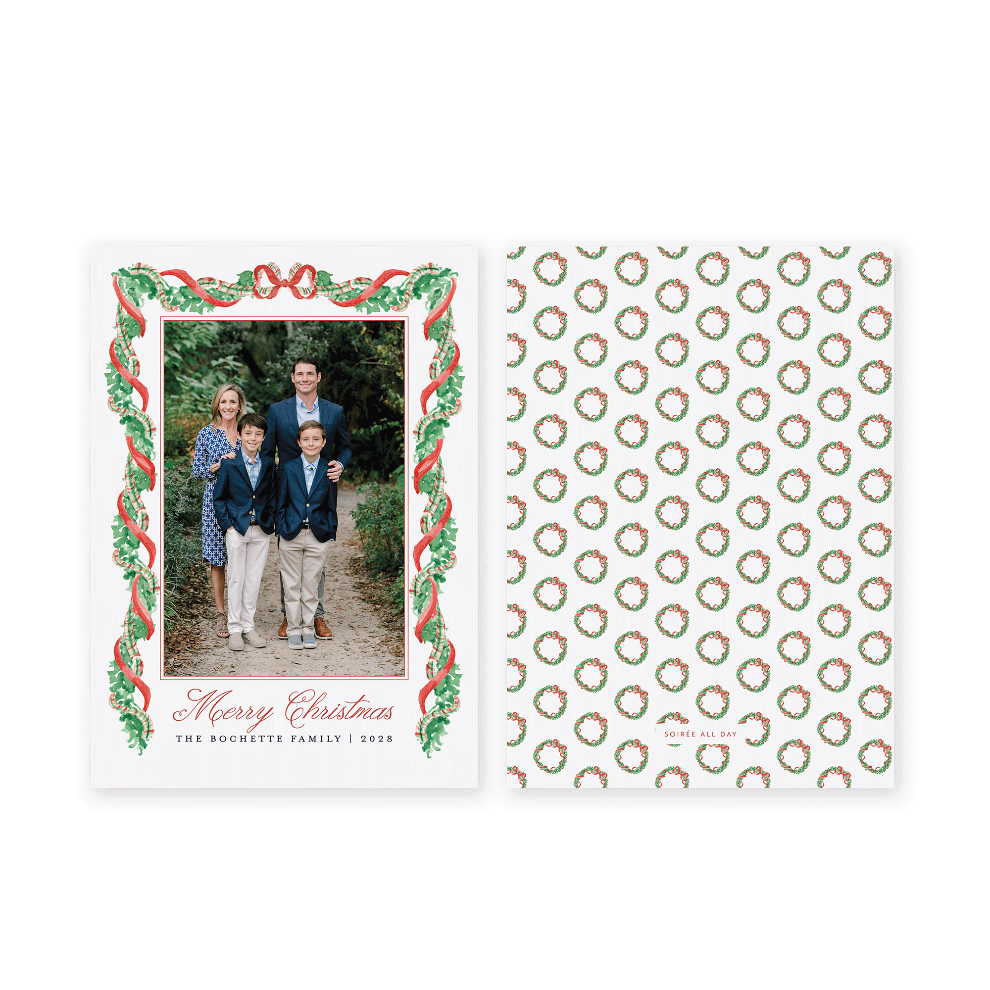 Grandmillennial Greetings Holiday Card