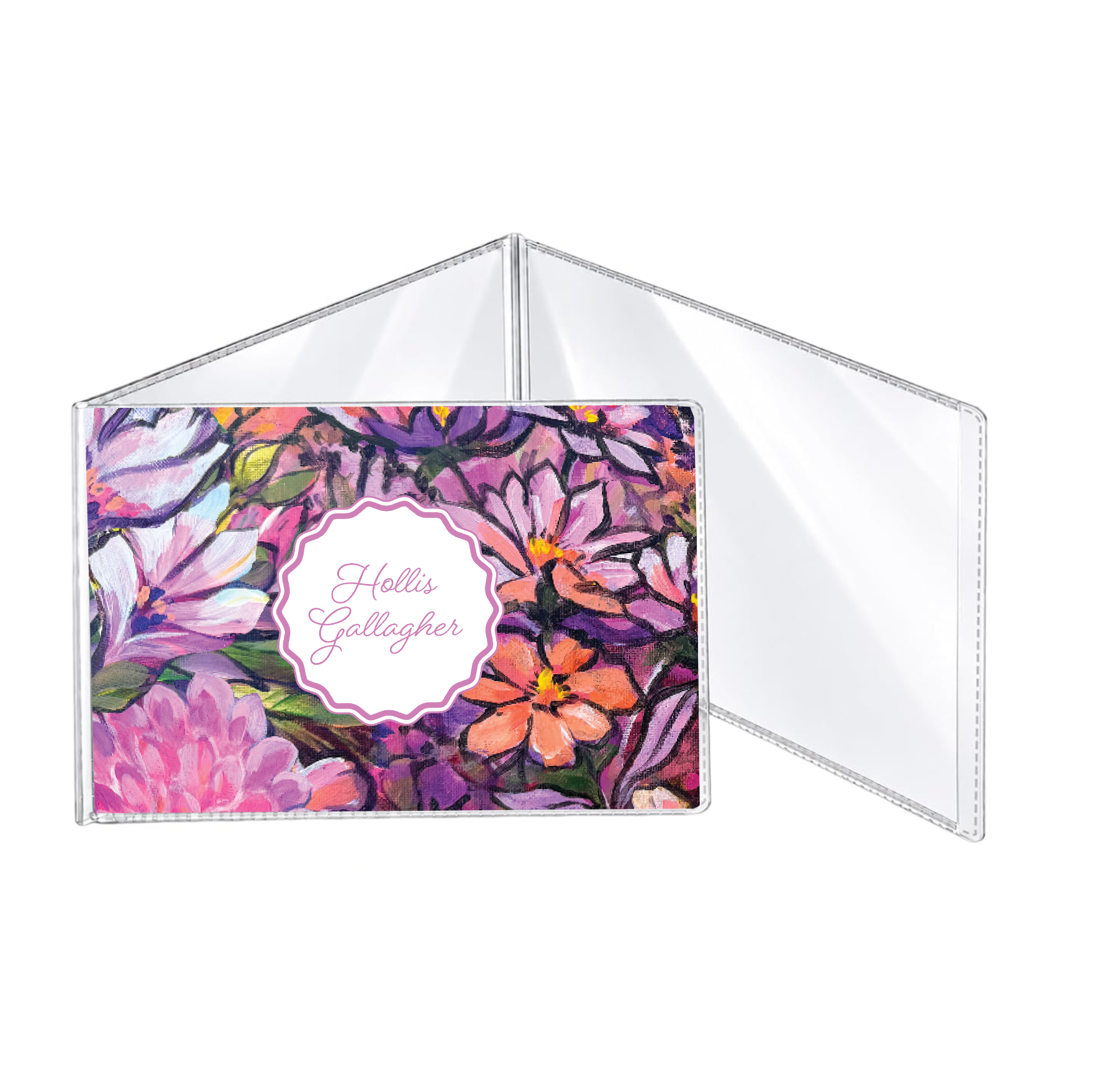 Petal Party Mahjong Card Holder