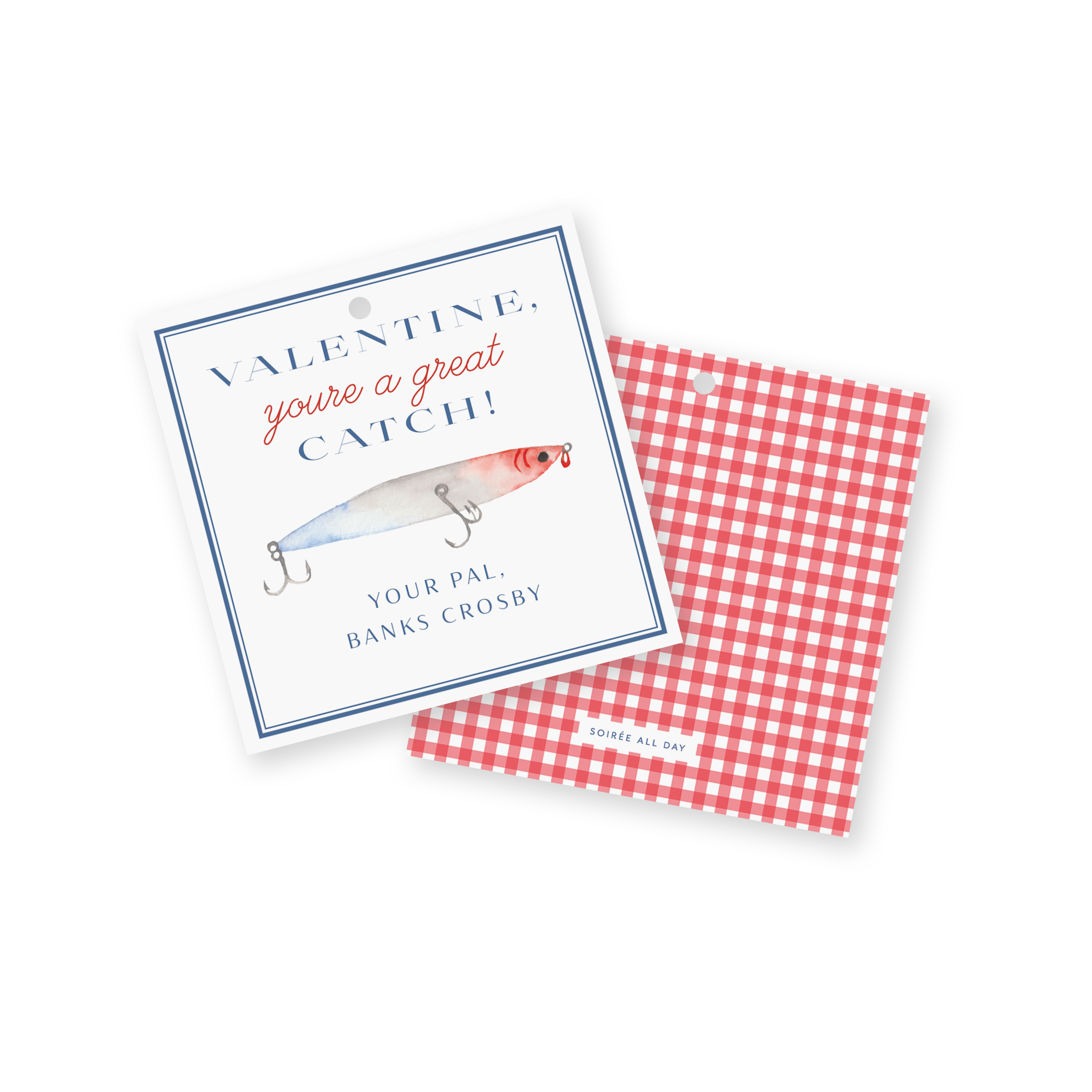 Let's Go Fishing Classroom Valentine