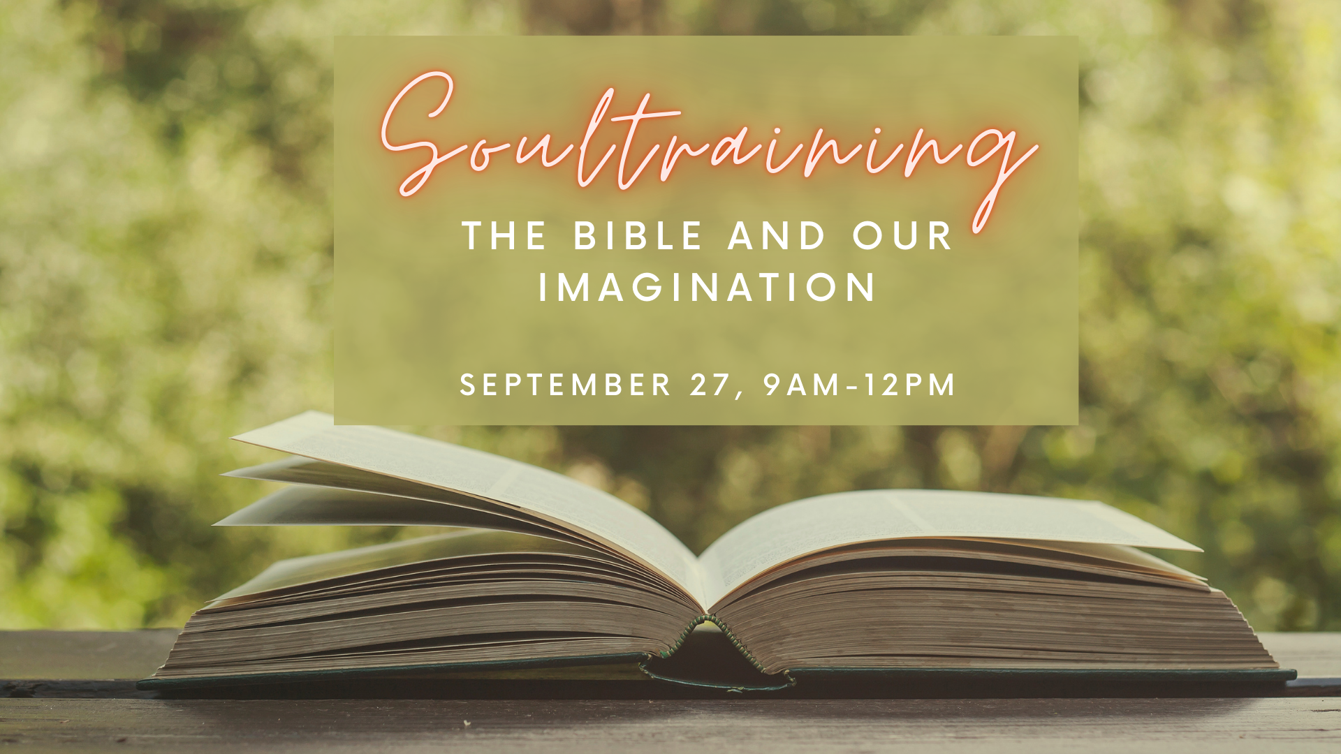 Soultraining: The Bible and Our Imagination
