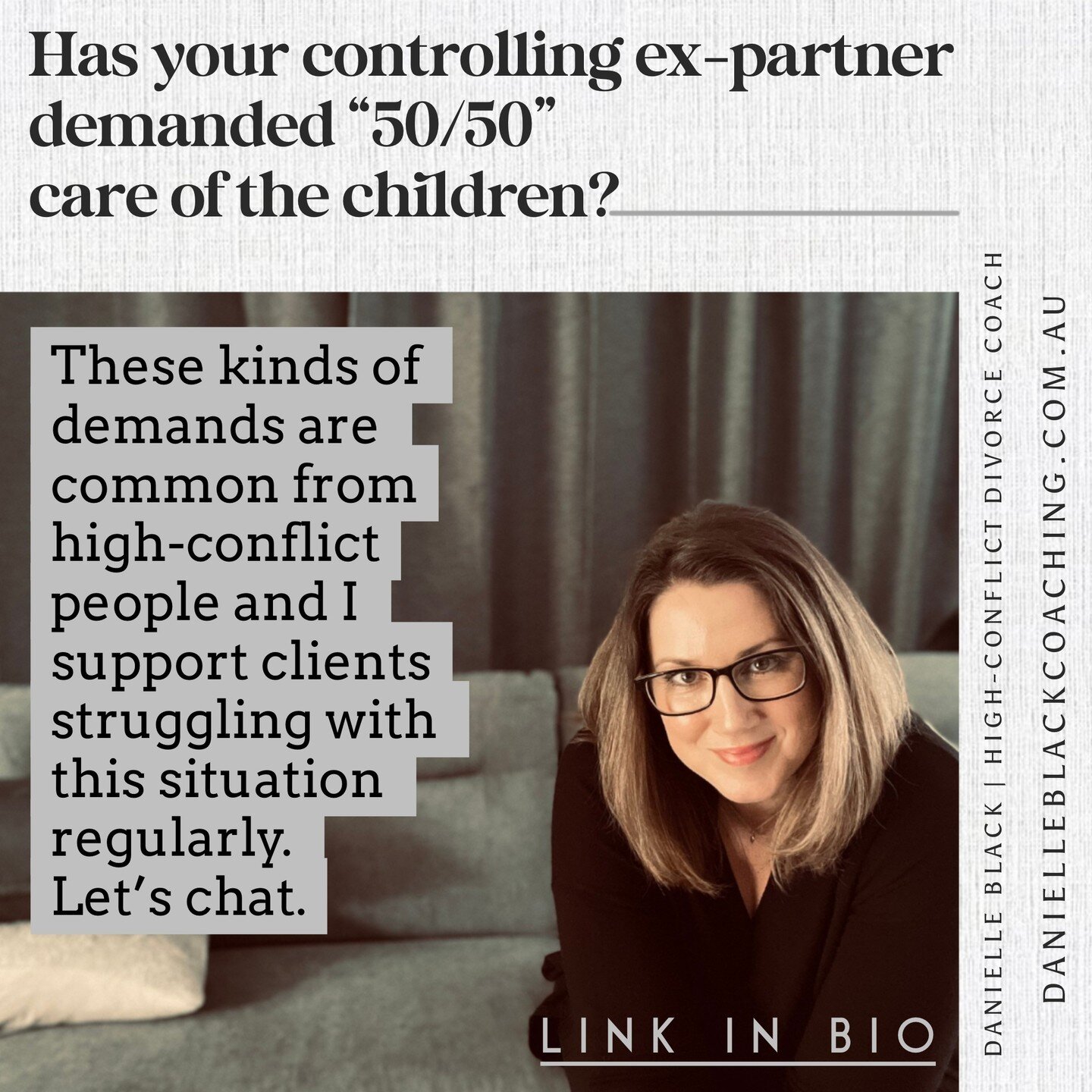 Equal shared care is something that is often demanded by high-conflict ex-partners, regardless of how interested or capable they are of caring for children for this timeframe.

When we view things through a child-focused lens, it is clear that BOTH p