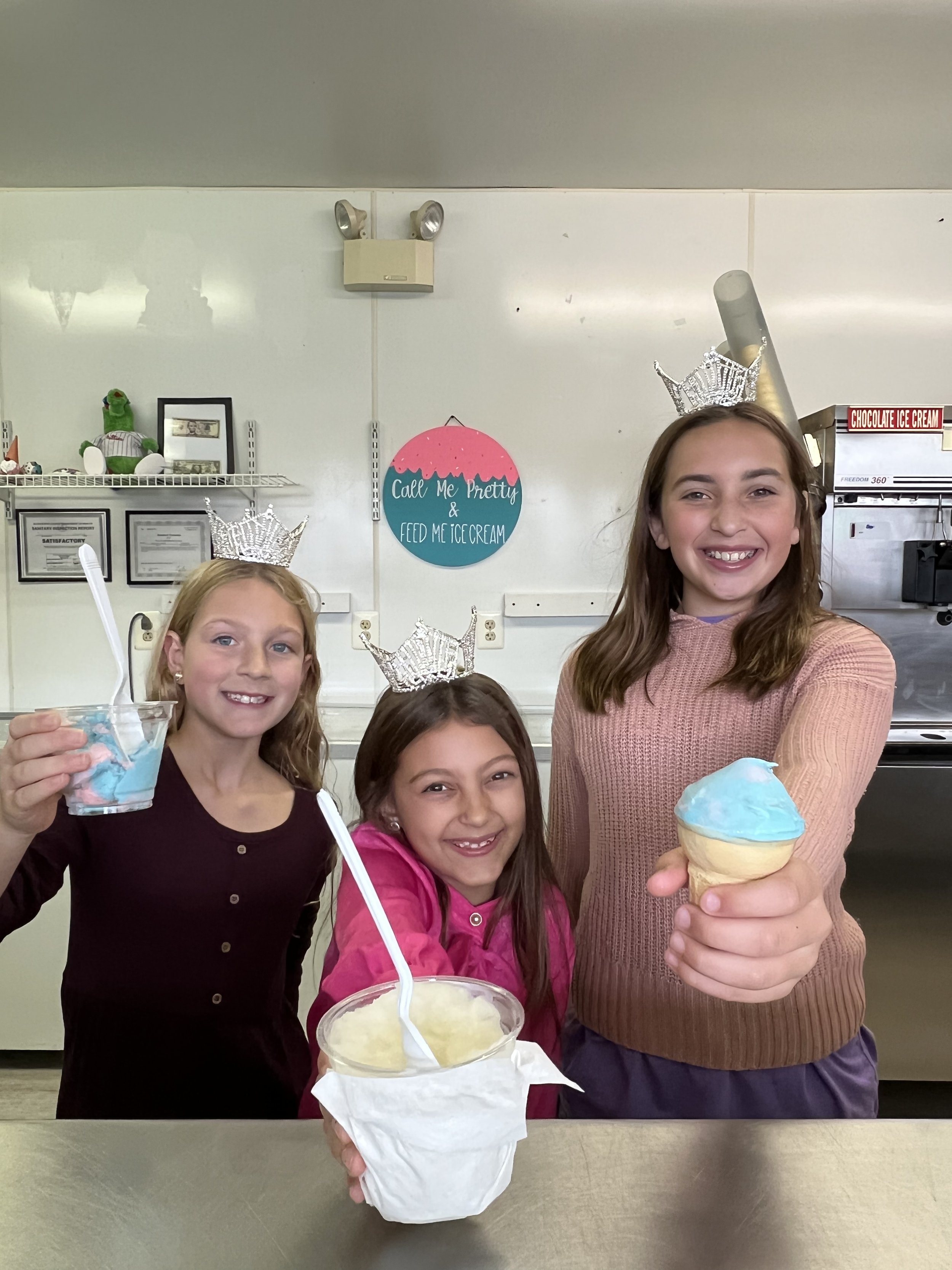 Scooping ice cream (and maybe eating it too) at the Tri-State ANTSO Ice Cream Social.