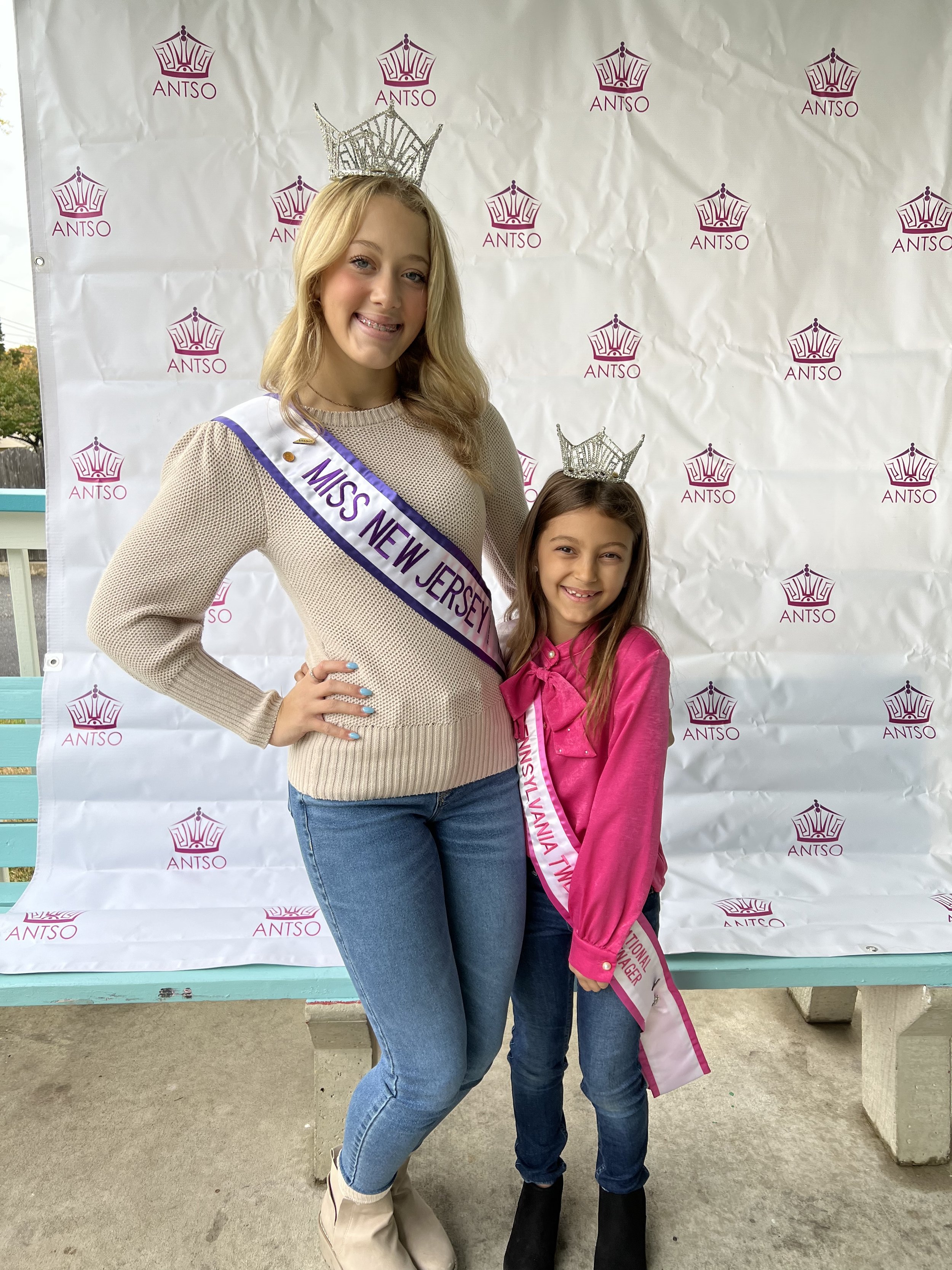 Volunteering at our Tri-State ANTSO Ice Cream Social with my sister queen, Isla!