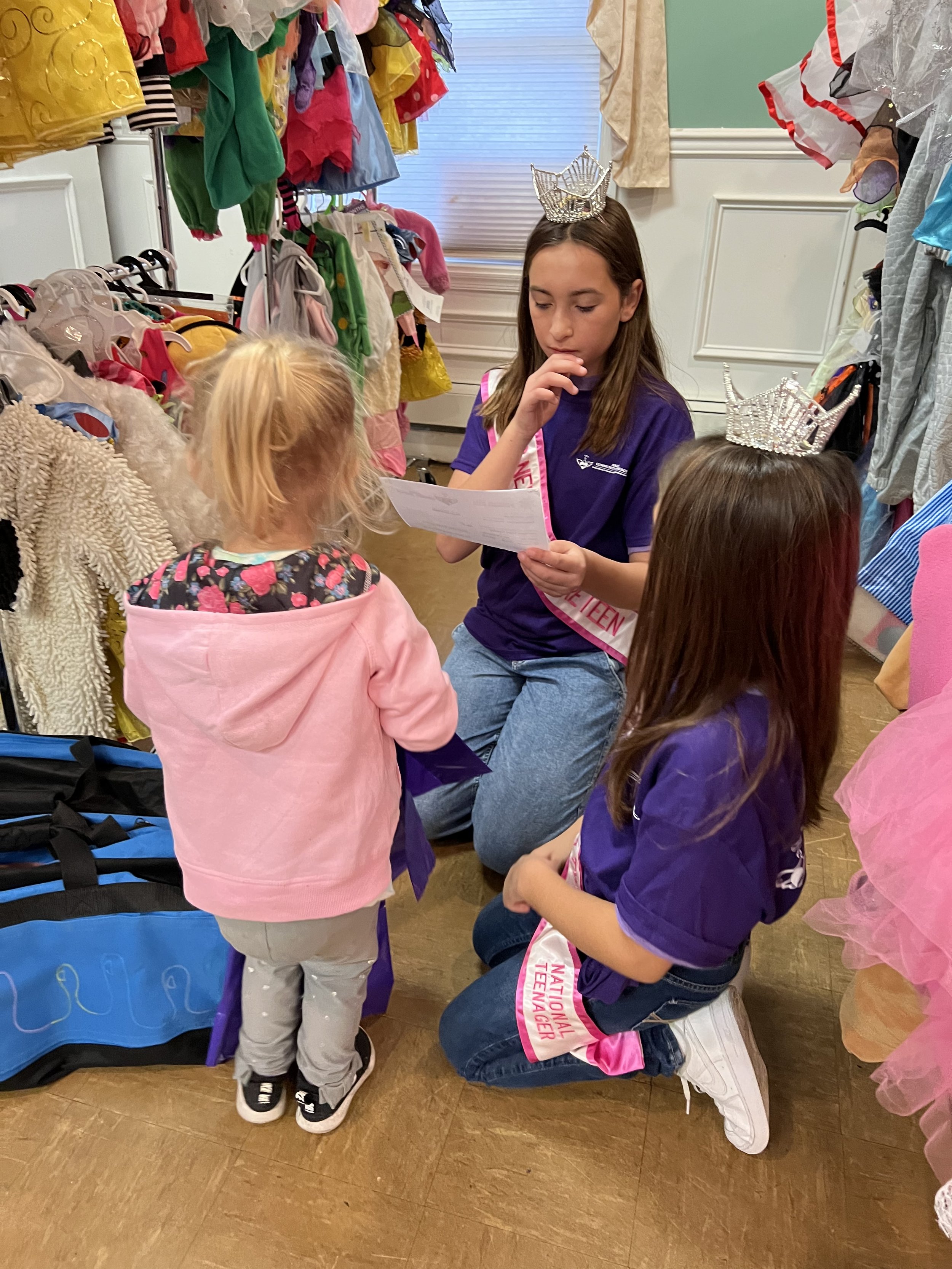 Volunteering at Angel's Community Outreach's Halloween Event. I got to help kids that didn't have a Halloween costume pick one out. I absolutely loved doing this. It made me so happy to know they got a costume.