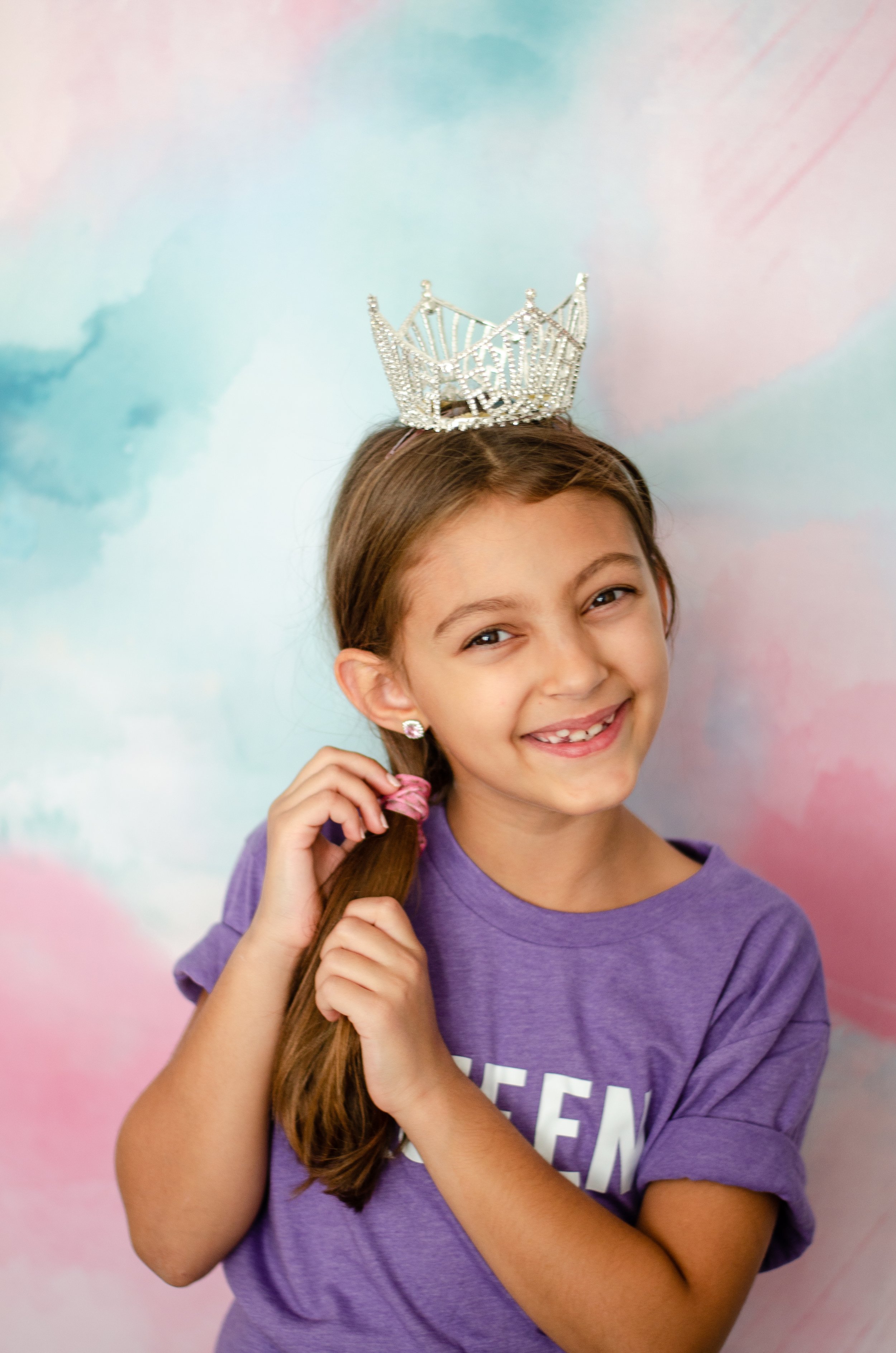 Showing off our Tri-State ANTSO Sponsor for our hair ties.
