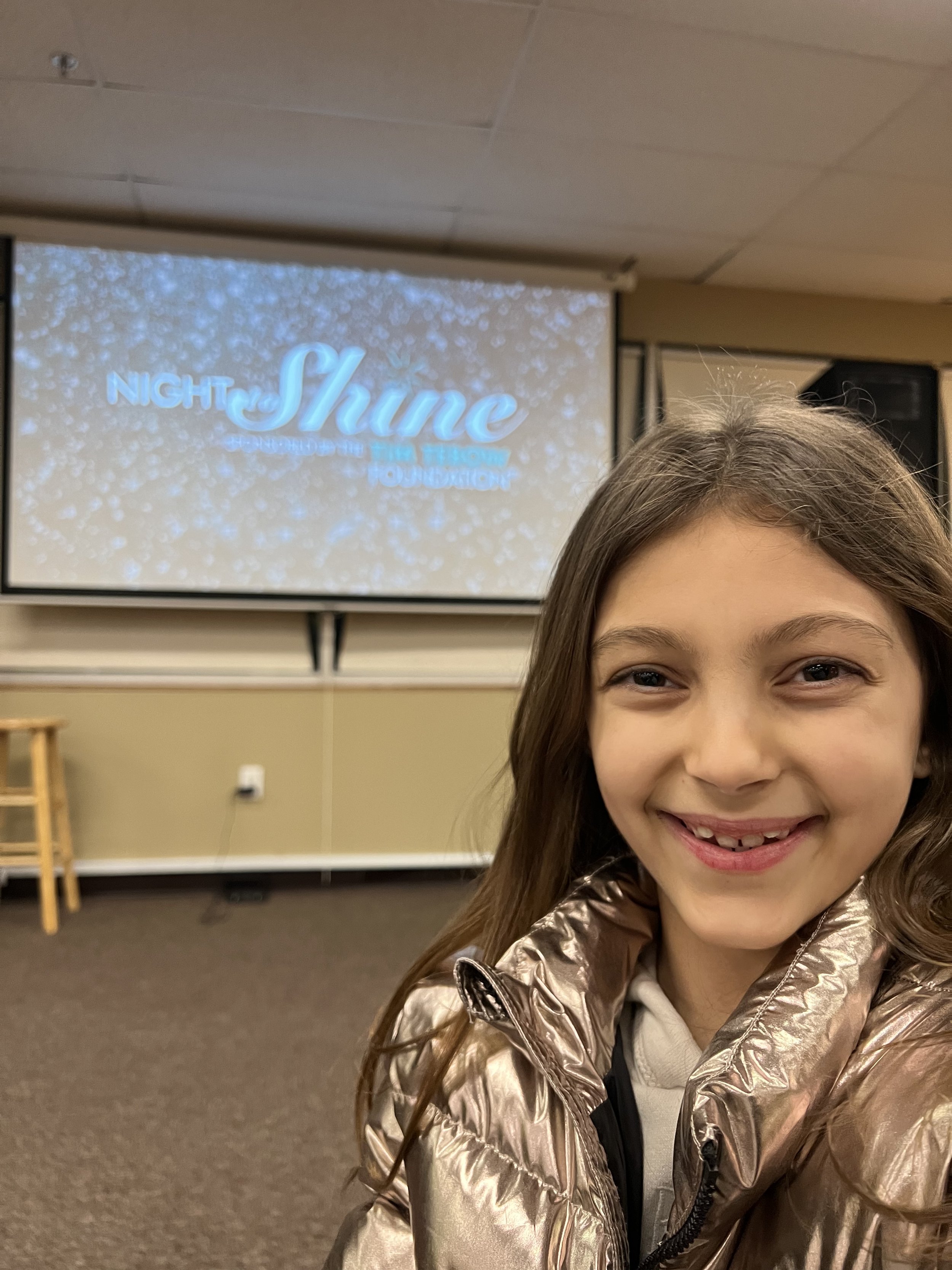 Attending training for the Night to Shine Event.