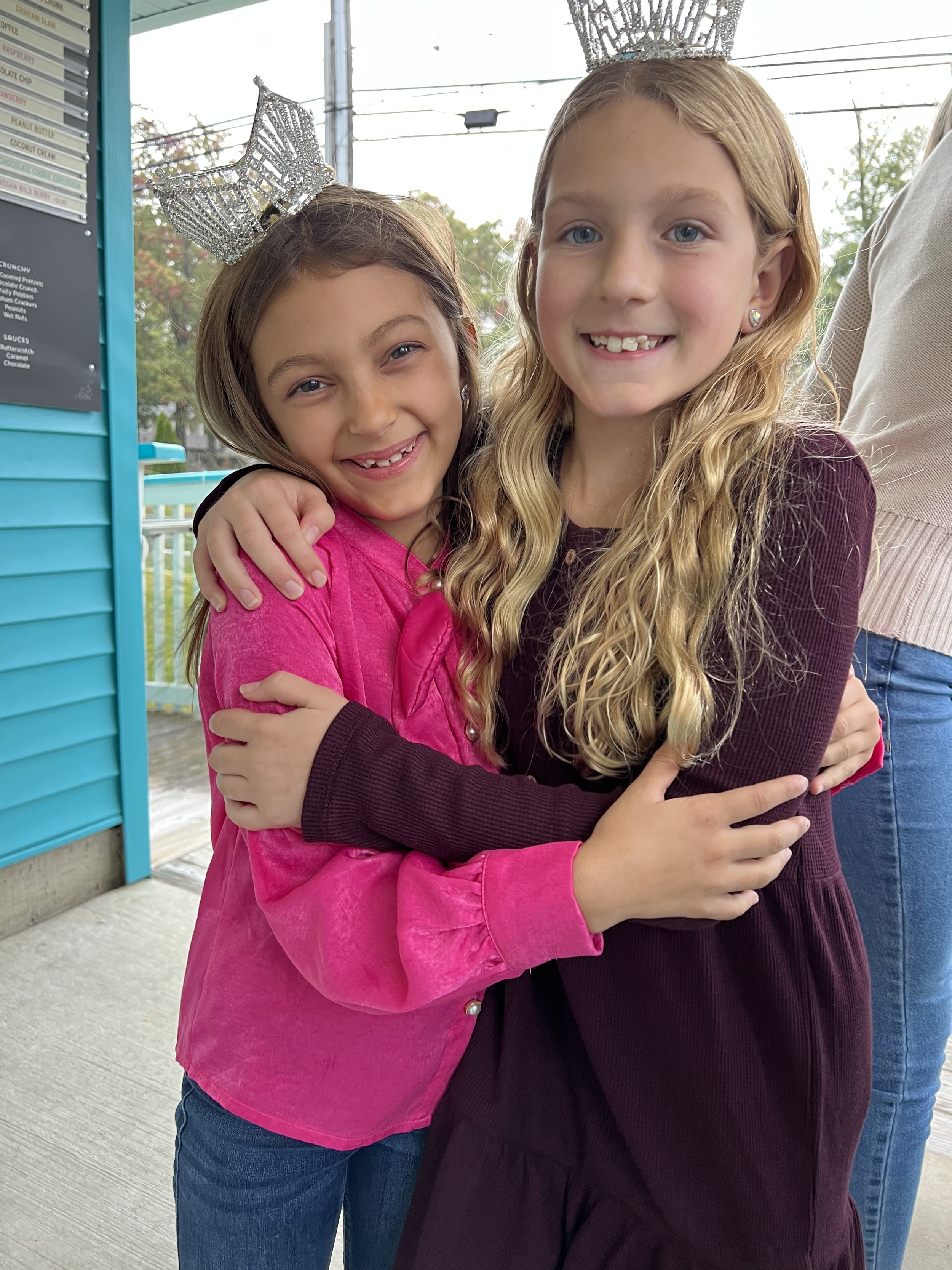 Spending time with my sister queen, Adelyn.