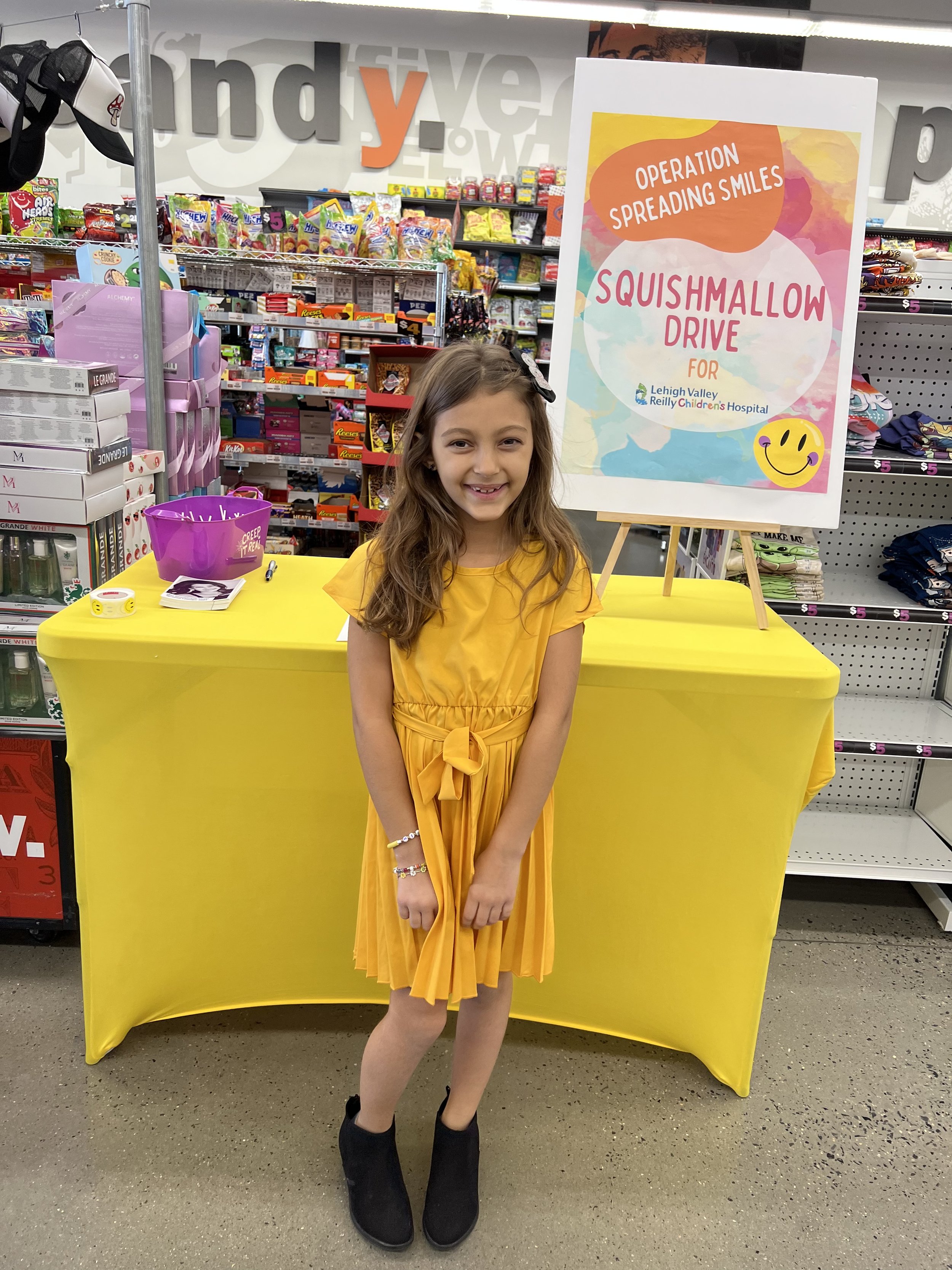I organized a Squishmallow Drive for the Lehigh Valley Children's Hospital through my platform, Operation Spreading SMILEs. We collected over 50 Squishmallows!