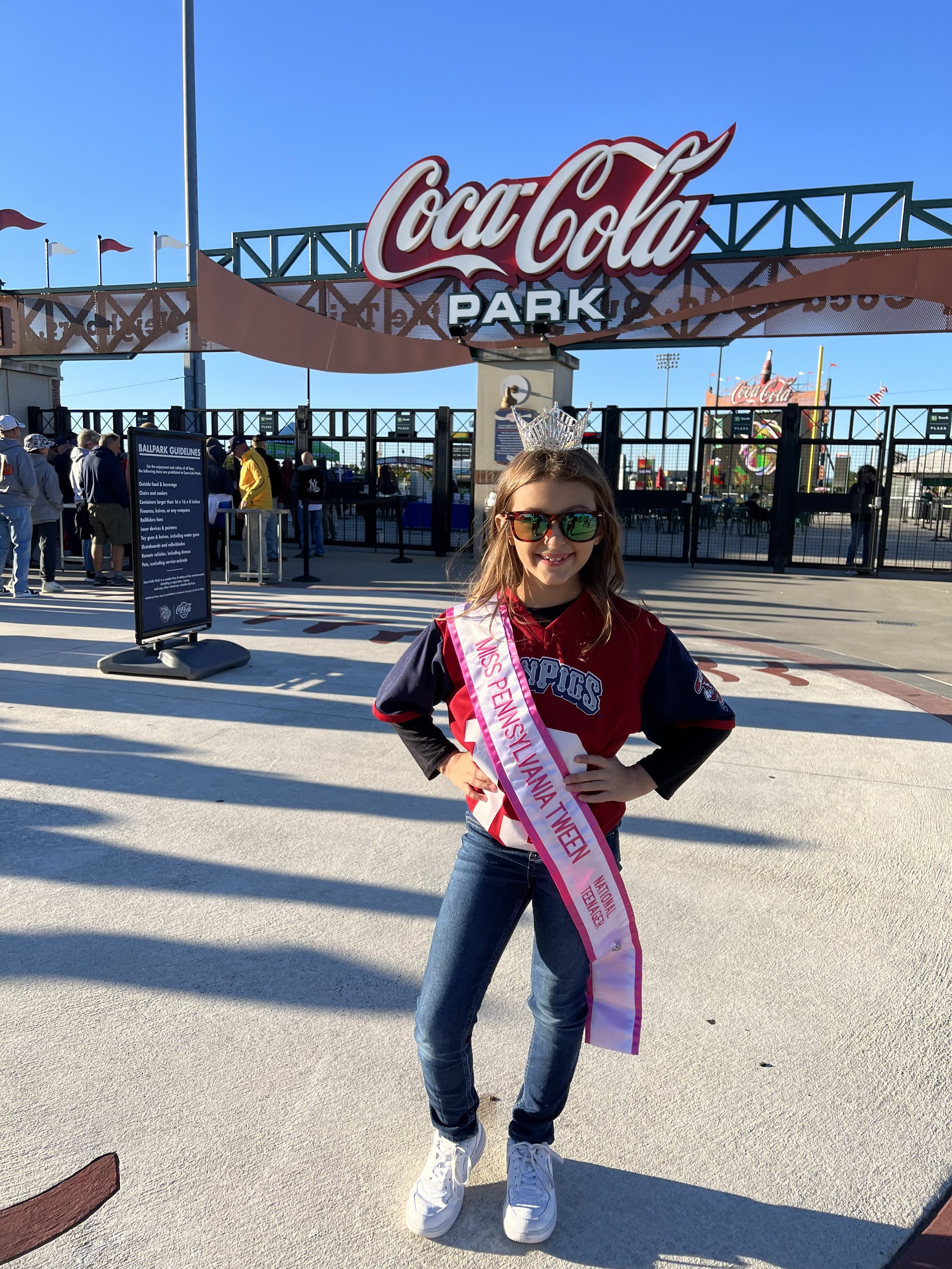 My appearance at Coca-Cola Park in Allentown, PA.