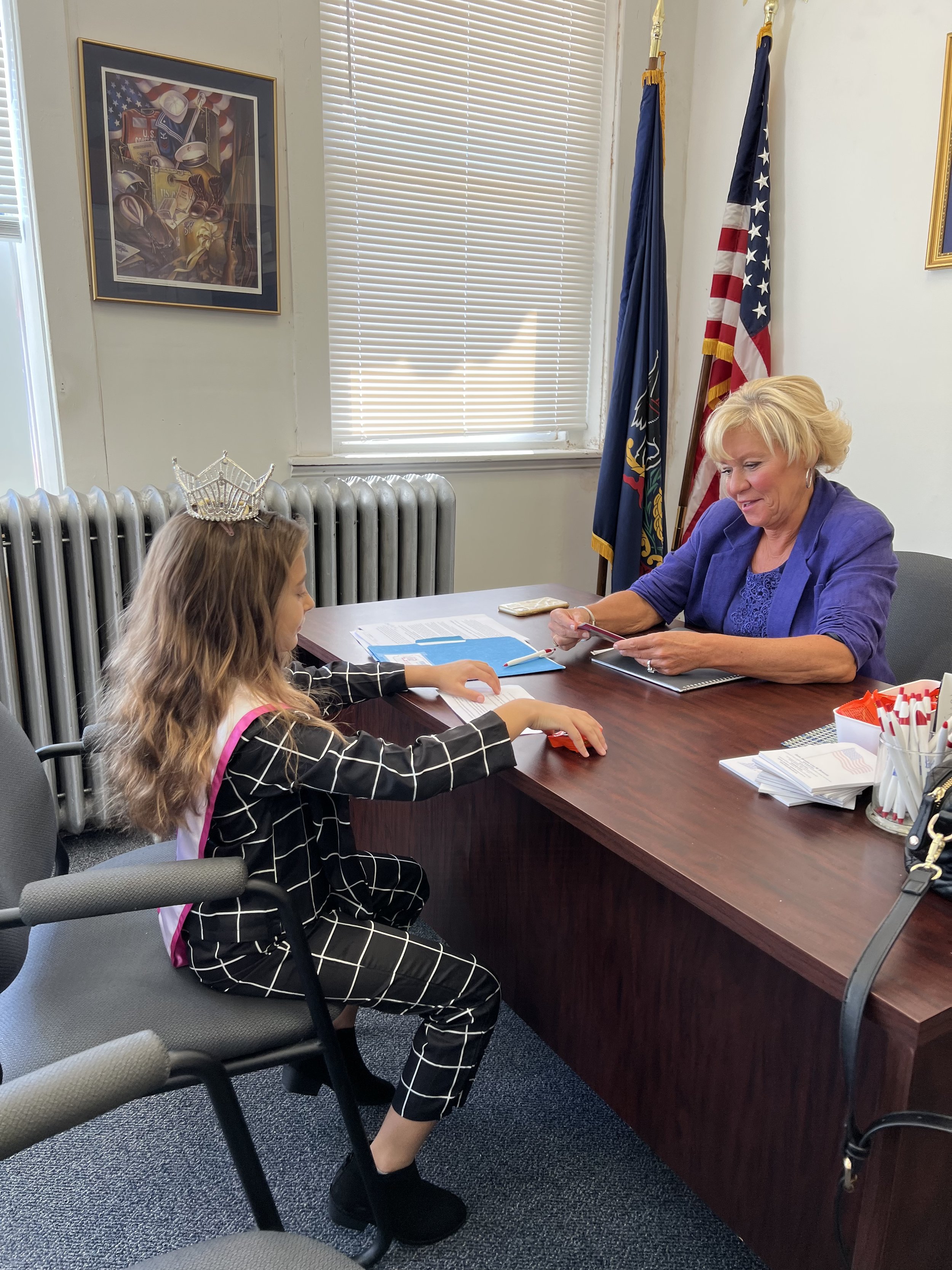 I got to meet with State Senator Lisa Boscola. I interviewed her about her community service and how to encourage others to get involved in their communities.