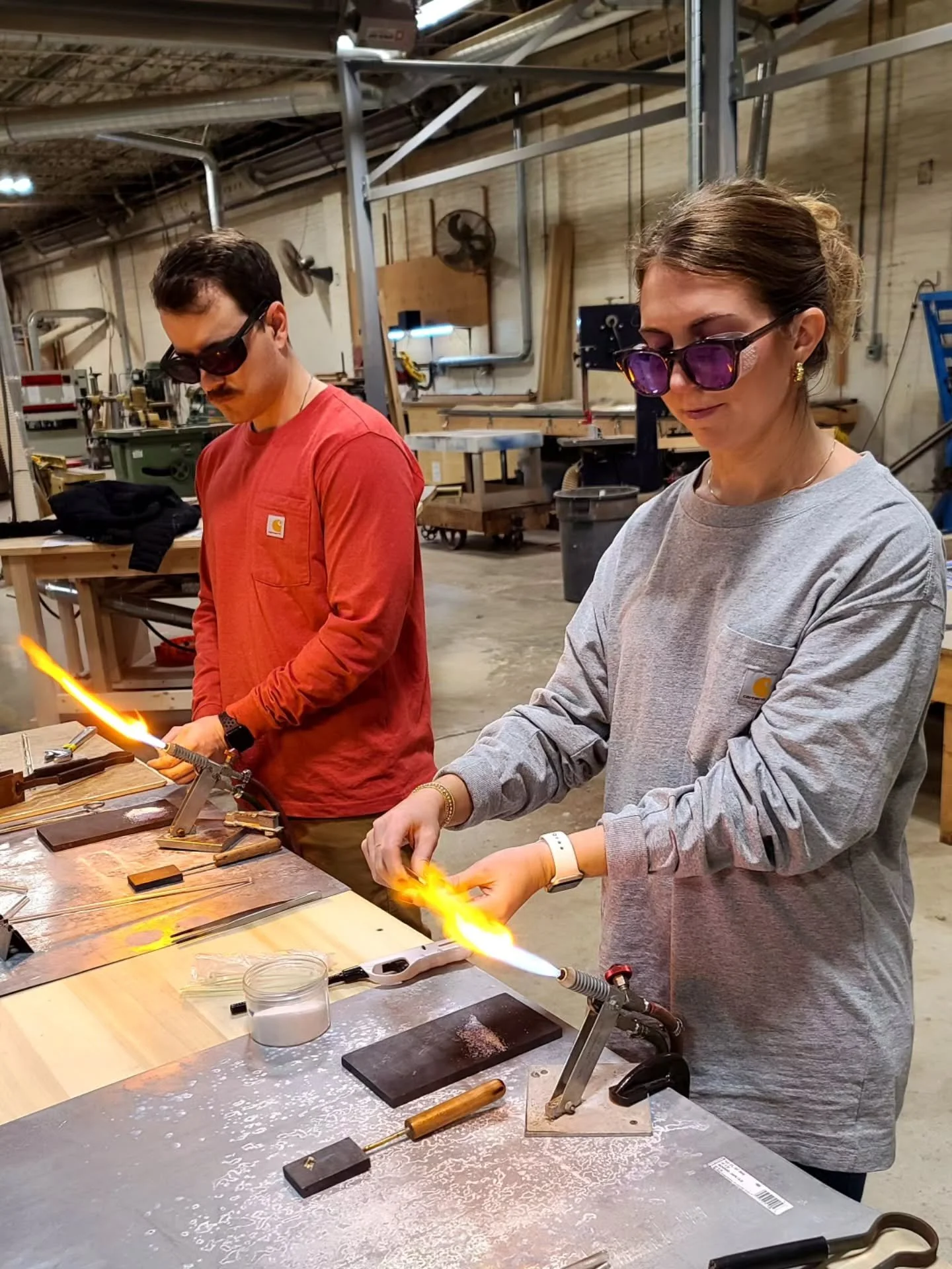 Hot Glass Workshop

January 25th with multiple times slots to choose from! Head to website for availability, link in bio! 👇🏻👇🏻👇🏻

Ever wanted to try molding and shaping hot glass in front of a flame?&nbsp; Learn how to create your very own torc