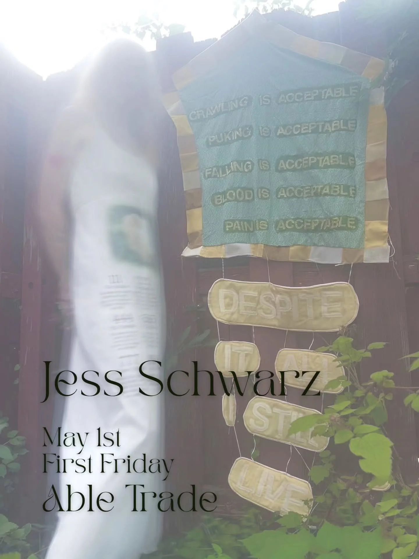 First Friday fast approaching! New to the Knoxville scene, Jess Schwartz!

May 1st, 5:30 - 8:30pm

#firstfriday #knoxville #themakercity #textiles #quilt