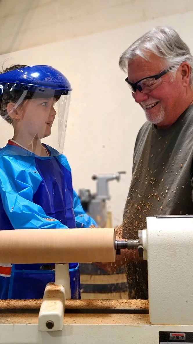 Dad &amp; Me Woodturning