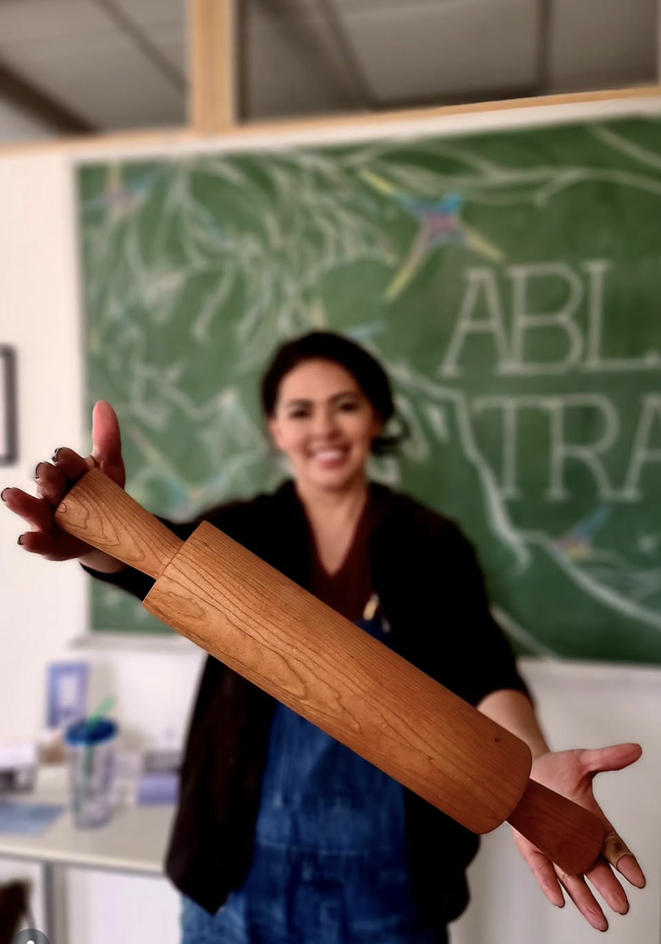 Intro to woodturning: Rolling Pin