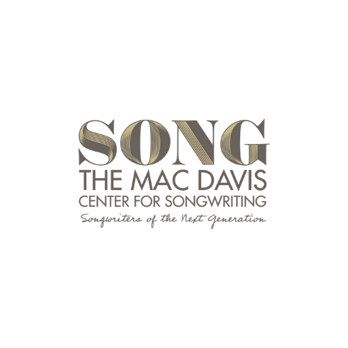 Logo for The Mac Davis Center for Songwriting with the words "Songwriters of the Next Generation."