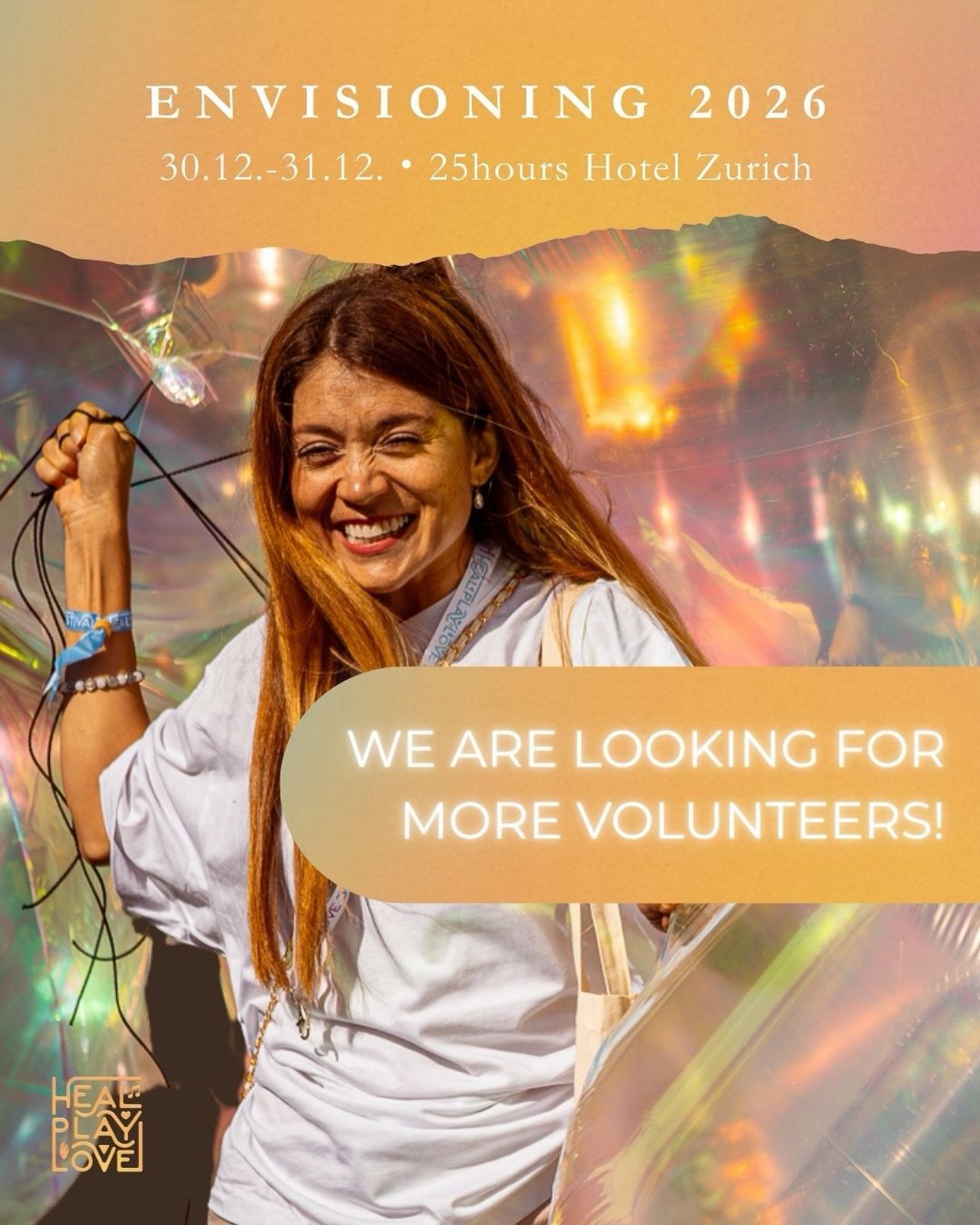 Join us as a volunteer for Envisioning 2026! 😍

We&rsquo;re getting closer, and we&rsquo;re still looking for a few beautiful humans to support the magic behind the scenes.

If you feel excited about conscious gatherings, love being part of a team, 