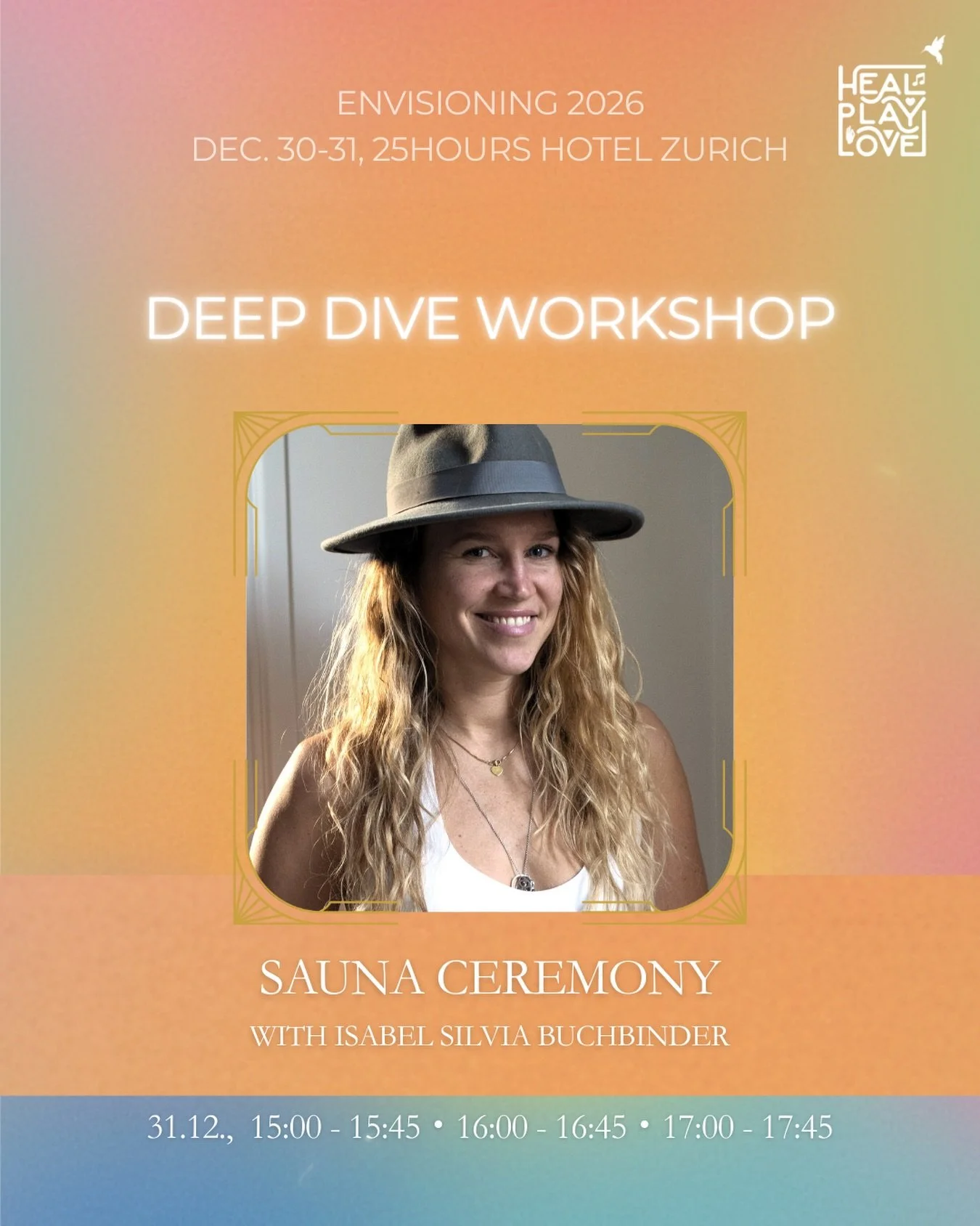 New Deep Dive: Sauna Ceremony 🔥

We just added a very special last-minute Deep Dive to Envisioning 2026.

In this ceremonial sauna journey, Isabel works with&nbsp;heat, breath, rhythm, and sound&nbsp;to guide a deep inner release - the kind that rea