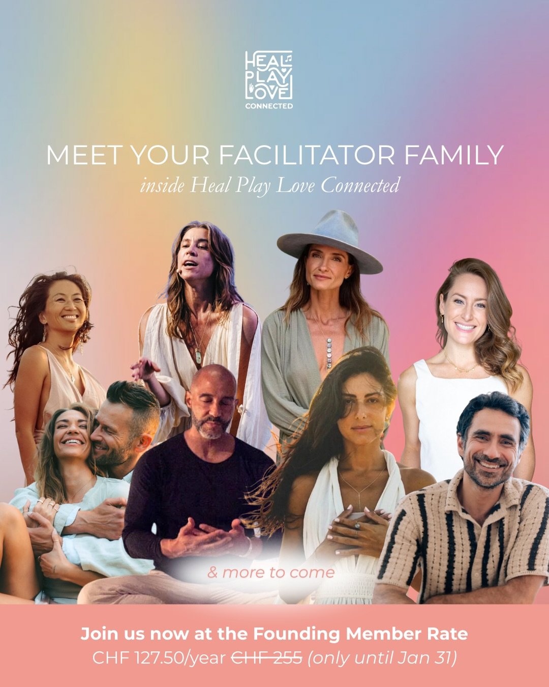 These are the people we trust with your growth. 🤍

Our facilitator family has been part of Heal Play Love for years - holding spaces at our festivals, opening hearts, grounding bodies, and reminding us what&rsquo;s possible when we come together wit