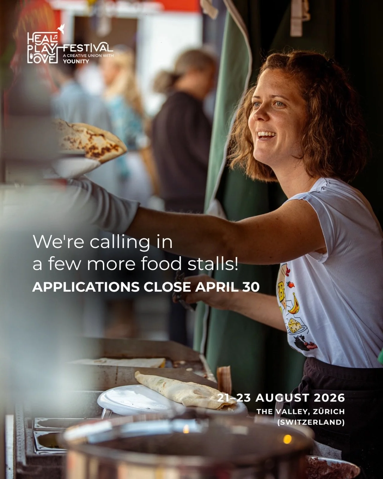 One of our favourite things? Curating a living marketplace. ✨

And for this year&rsquo;s Heal Play Love Festival, we&rsquo;re still welcoming a few more food makers to join us in The Valley!

Who we&rsquo;re looking for:
👉 Full meal stands - nourish