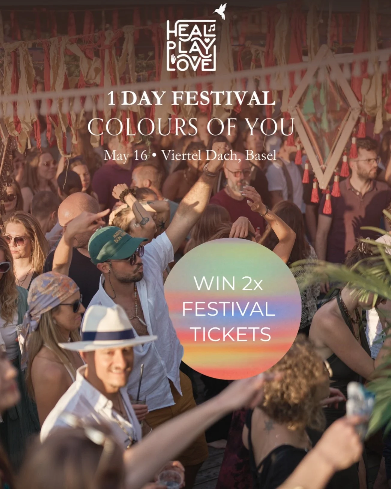Win 2 tickets for Colours of You! 😍

For one day, the Viertel rooftop comes alive with transformative workshops, live music, a conscious marketplace, and dancing under the open sky. 

Enter the giveaway and spend an unforgettable day with your festi