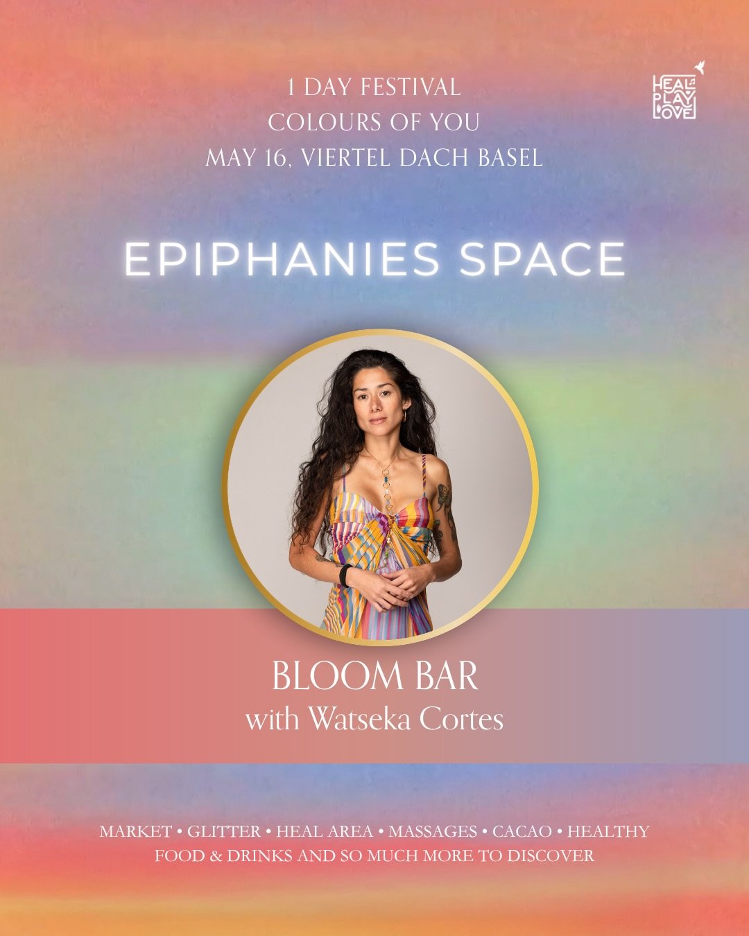 On May 16, you can become walking art - or let your body do the writing. 🤍

Two corners of the day where you don&rsquo;t think, you create.

🌸 Bloom Bar with @watsekacortes 

Step into our Bloom Bar and design your own festival adornment. Curated f