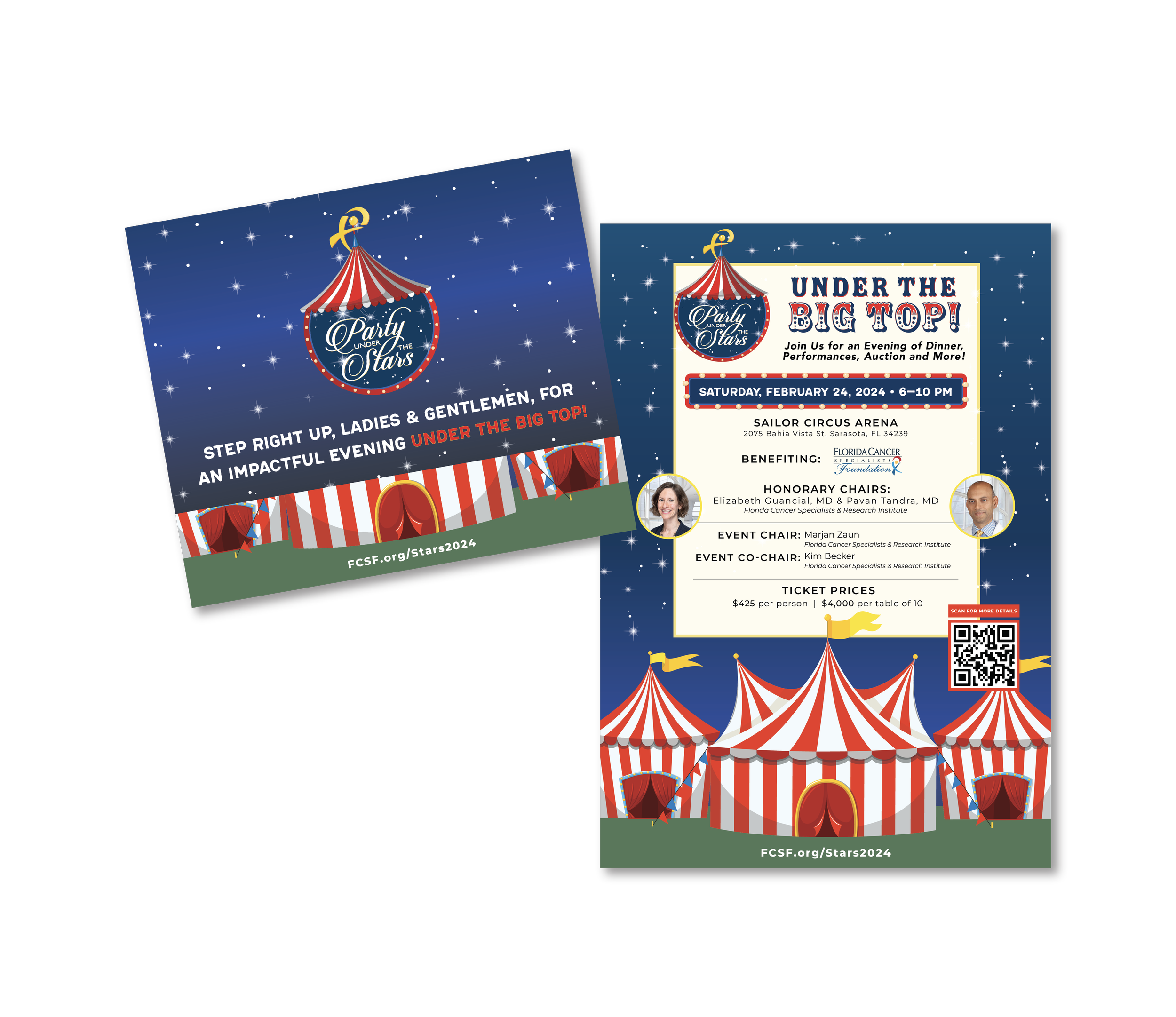 Party Under the Stars 2024 Invitation