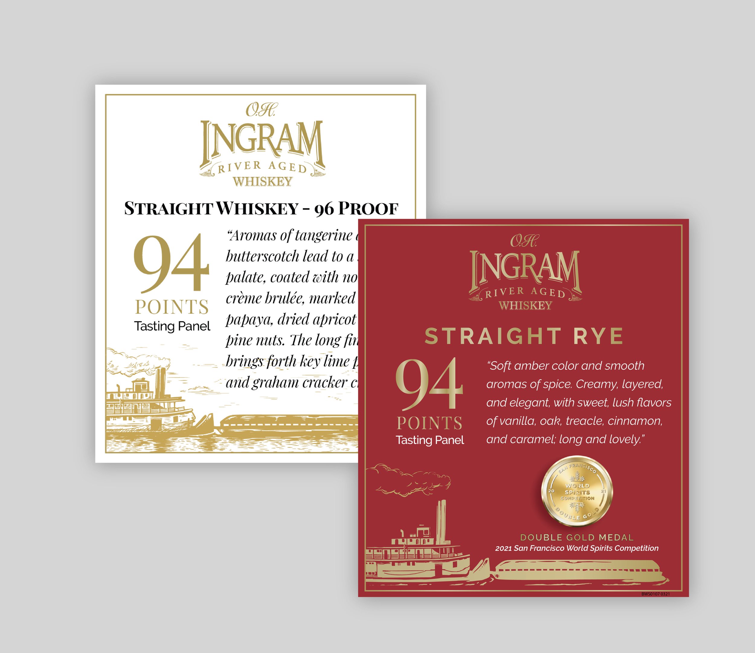 Ingram Whiskey Shelf Talkers
