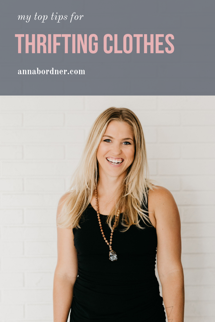 the much-requested how to find clothes at thrift stores post