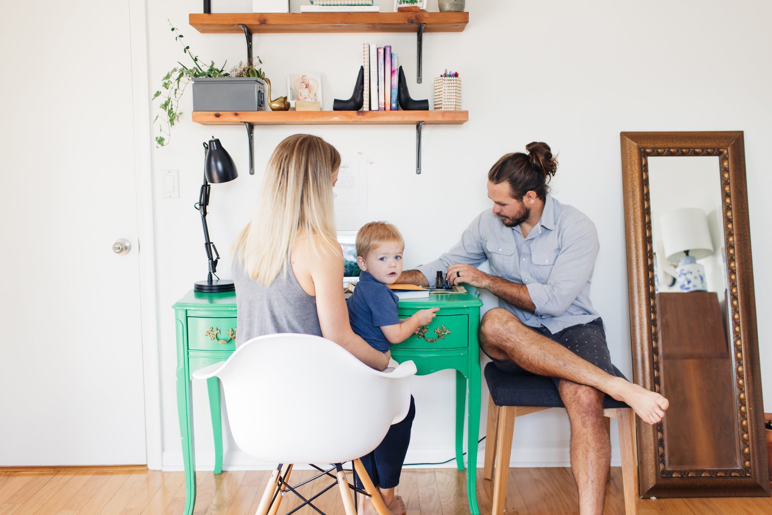 working from home {with kids}