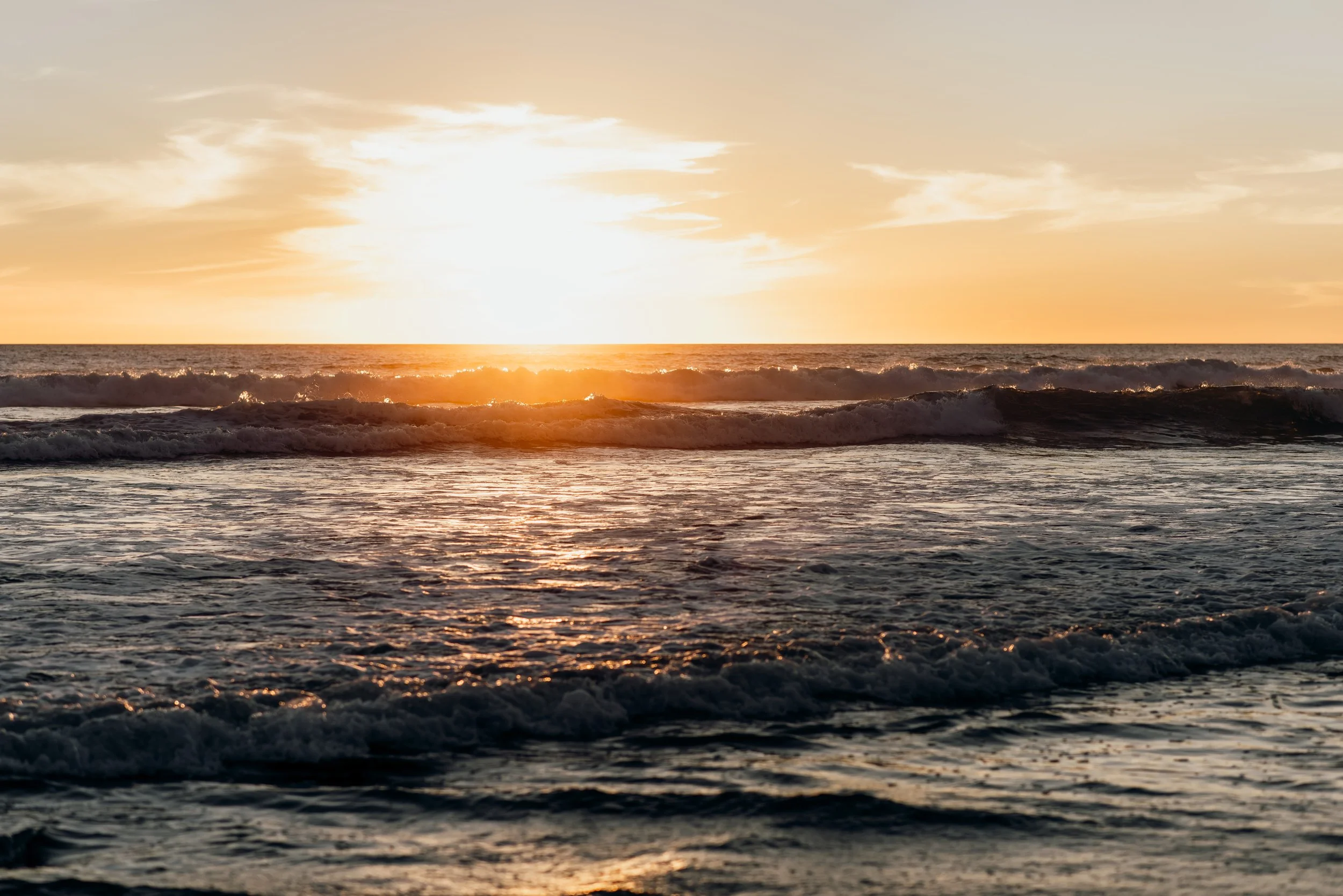 Taranaki coastal sunset