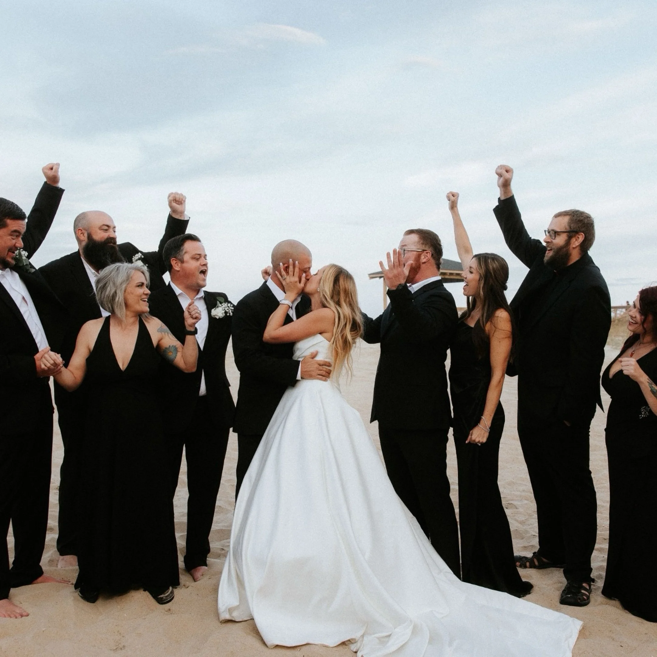 Dream wedding week by the ocean in the Outer banks. With @alexandra.dreis , Matt, their family and their crazy crew!