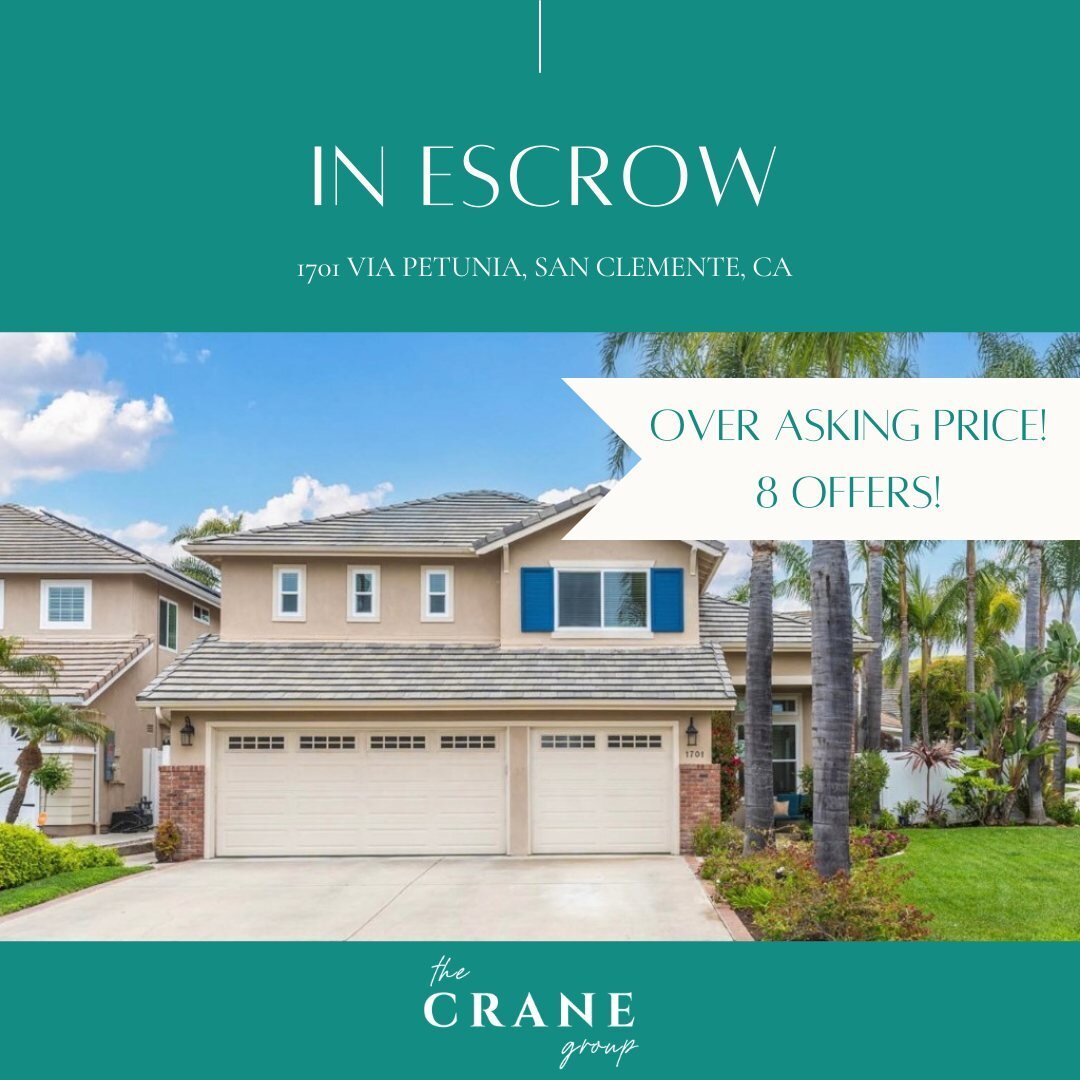 Just like that 👏🏻 Was just listed, now in escrow! This house went FAST! 💨 Both buyer and seller are so happy and we are looking forward to having this home find its next journey ❤️⁠
⁠
👉 We had 8 Offers⁠
👉 We are now in escrow for over asking⁠
⁠
