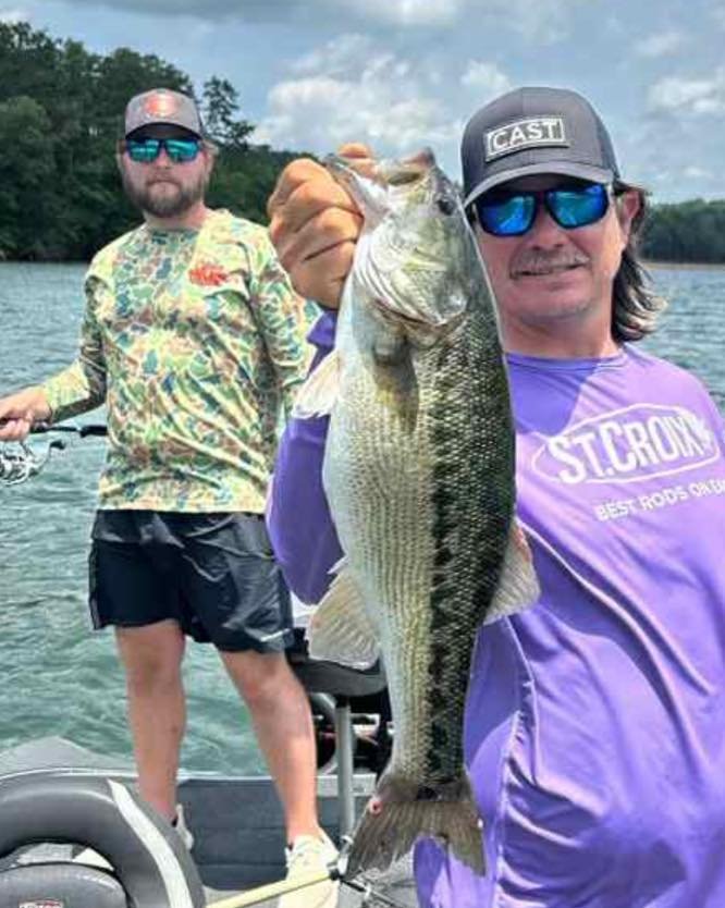 Yesterday, we made Lemonade out of Lemons.  Overall, the lake is being kind of stingy for June, but there are still plenty of fish to be caught.  One of my clients hit the Lanier slam yesterday for what I believe was his first time! 

No fishing toda