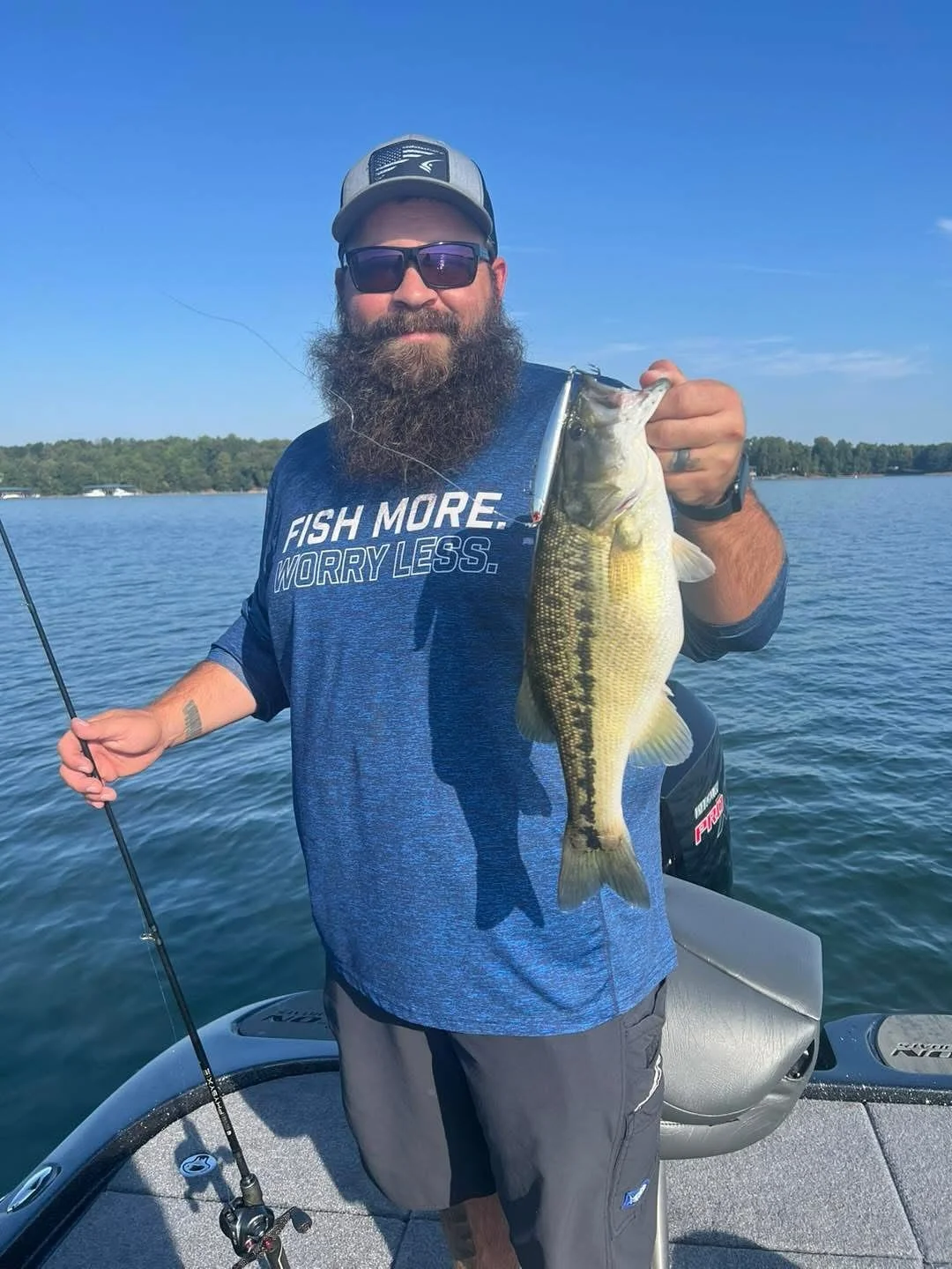 While it was far from easy, perseverance and/ or stubbornness finally paid off.  We got just enough bites to stick with topwater this AM, then this afternoon I happened to land on the right place at the right time. 

Link to today&rsquo;s full report