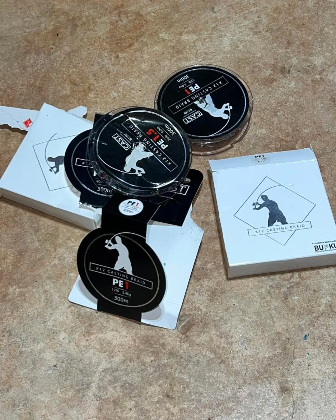 Prepping the arsenal of spinning reels for winter fishing on Lanier.  Cast Fishing Co - USA x12 braid = longer cast; longer casts = more fish in the boat. 

If you are wondering&hellip;.Per yard, it&rsquo;s no more expensive than any other premium br