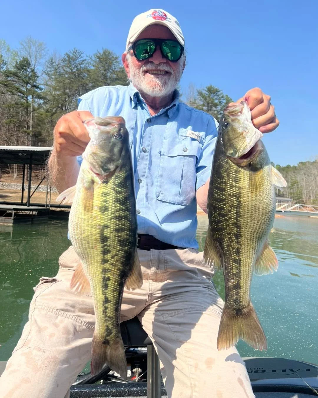I think this is the third year in a row that Tom has fished with me in late March and each year we have done something a little different to catch our fish.  Persistence paid off again as we did not let the late AM lull discourage us.  We made some c