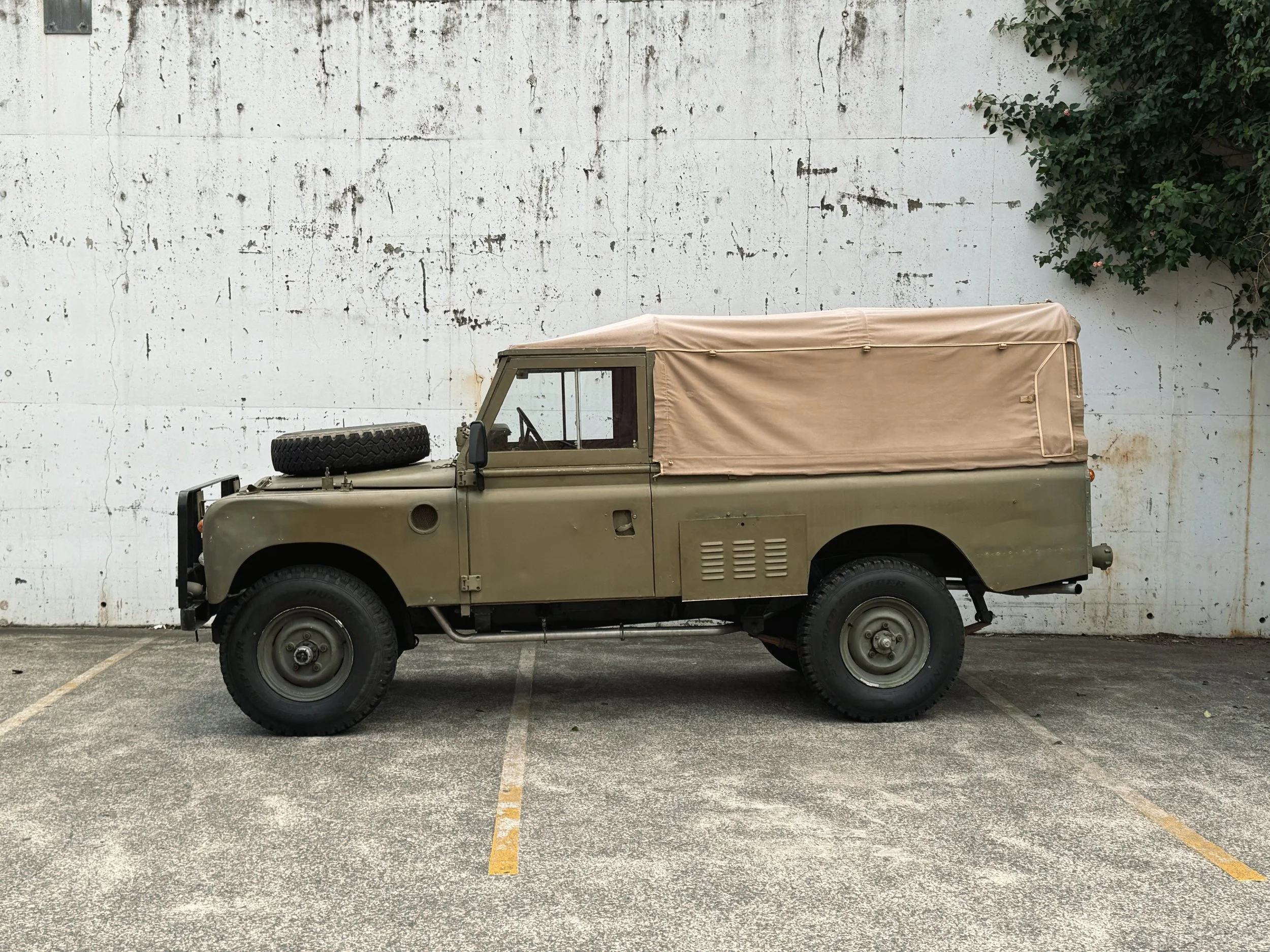 Staff car. 

As if we didn't already love straight sixes enough, along comes Ryder with his Series 3 2.6-litre IOE 6 cylinder Fitted For Radio. This beauty was smooth as silk, sounded superb, tractable and a pleasure to drive, ready for it's new owne