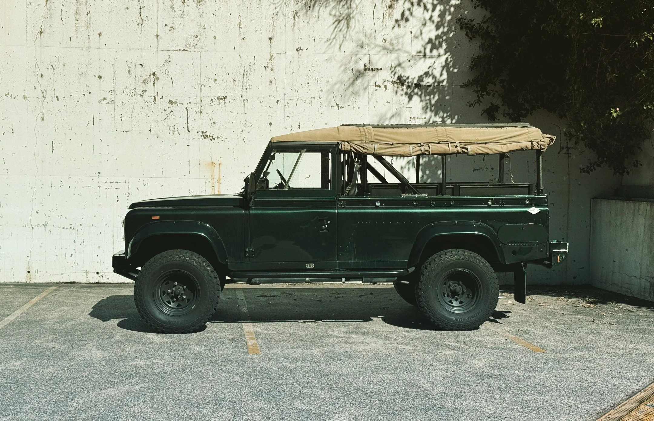 Stance nation. 

An Australian take on the well renowned stance lifestyle, Perentie stance, chonk, turbo thump and stunning green paint. This one was built for the beaches, and lives on the beaches. In for some remedial work and touch ups here and th