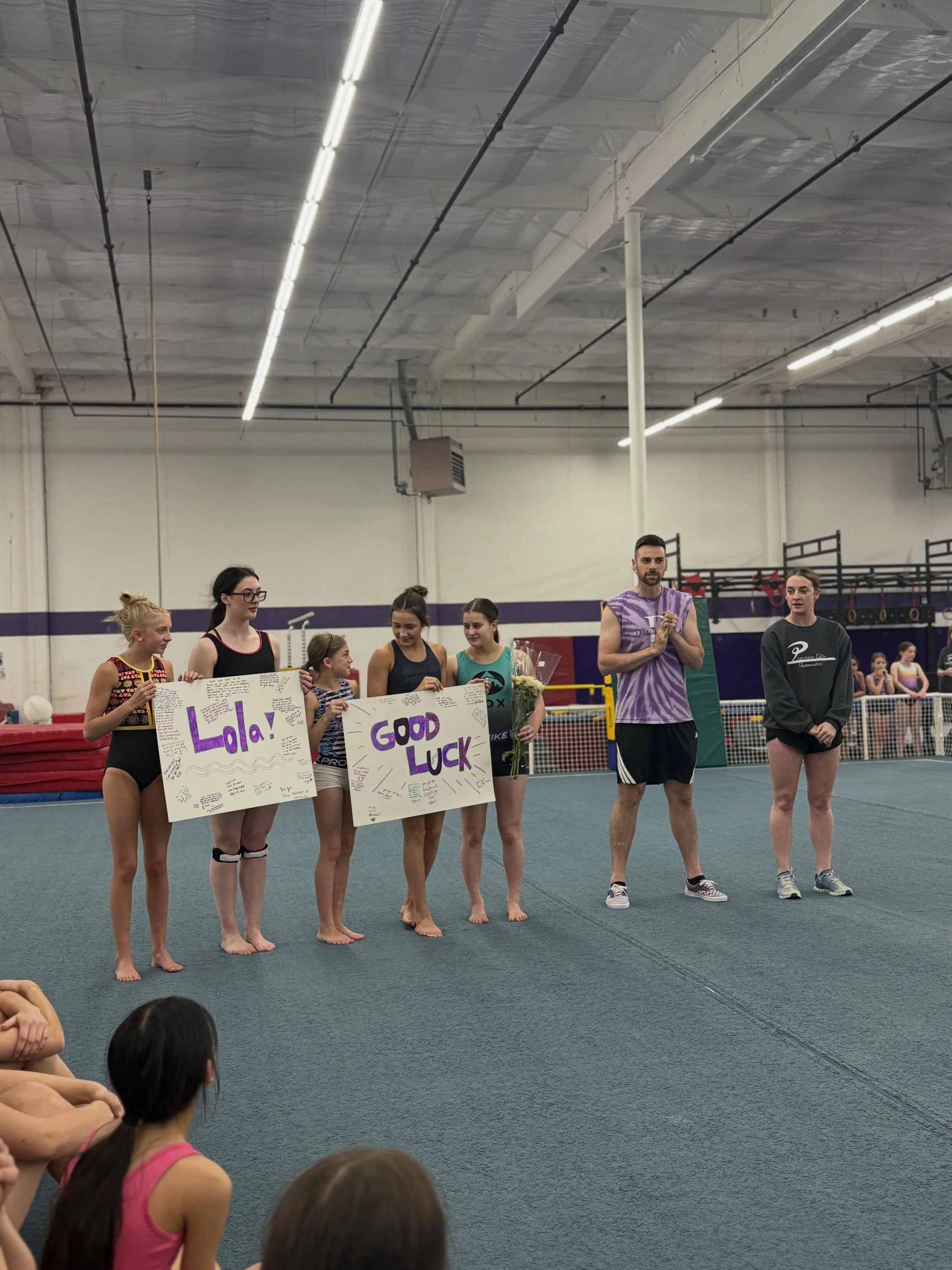 Sending Lola off to Nationals!💜👋🎉

#gymnastics #gymnasticsnationals #congratulations #hardwork