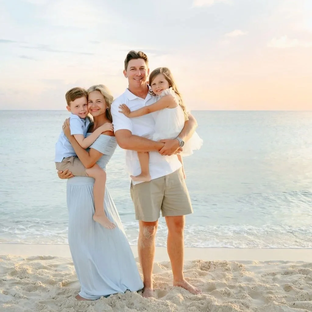 Candid family portraits in the Cayman Islands