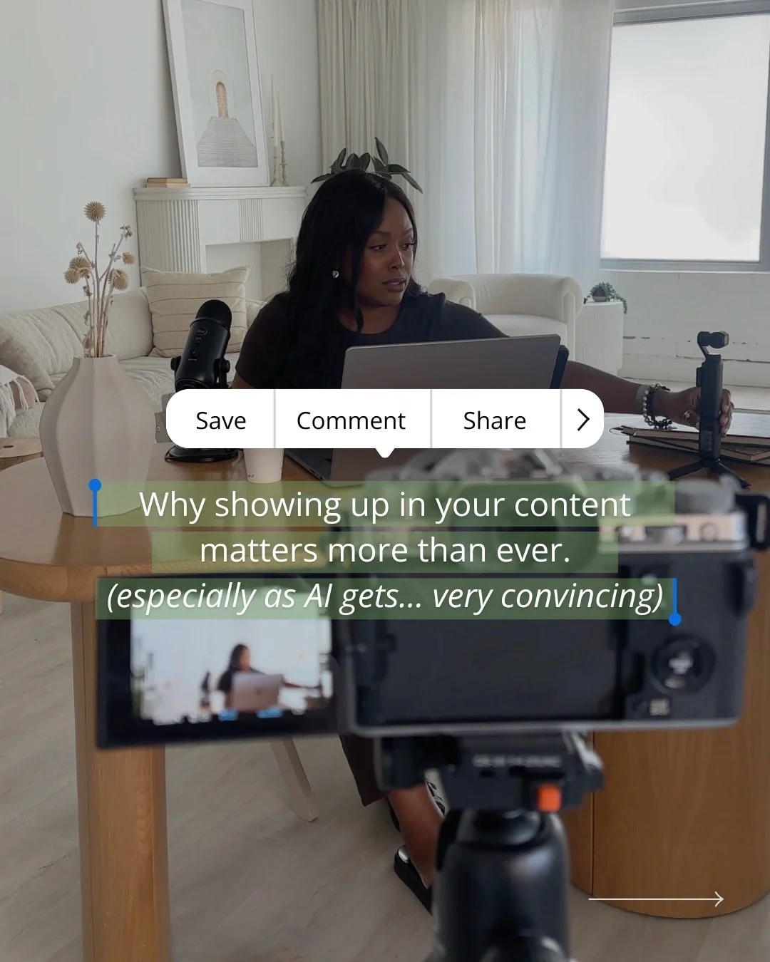 Social Media (and the entire internet tbh) is about to get very confusing.

AI is getting better.
Content is getting slicker.
And it&rsquo;s becoming harder to tell what&rsquo;s real&hellip; and what&rsquo;s just well-produced.

That&rsquo;s exactly 