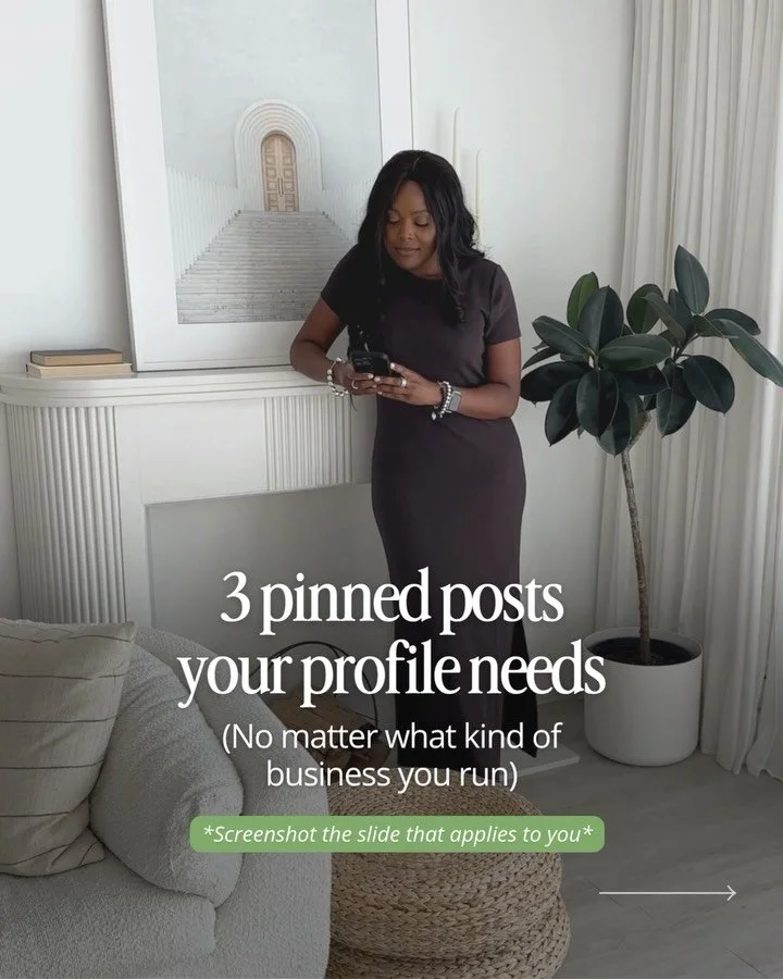 When we audit Instagram profiles, this is one of the biggest missed opportunities&hellip;

how pinned posts are being used.

(Or not used.)

When someone lands on your profile, they&rsquo;re trying to figure your business out and your pinned posts ca