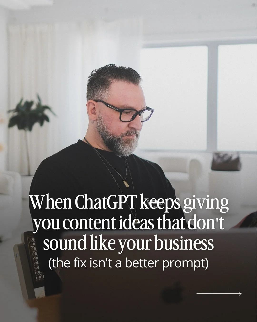 If your ChatGPT outputs keep coming back generic, the prompt isn&rsquo;t usually the problem.

You opened the app, asked a clear question, and got ideas that could&rsquo;ve belonged to any business in your industry&hellip; then you spent 20 minutes r