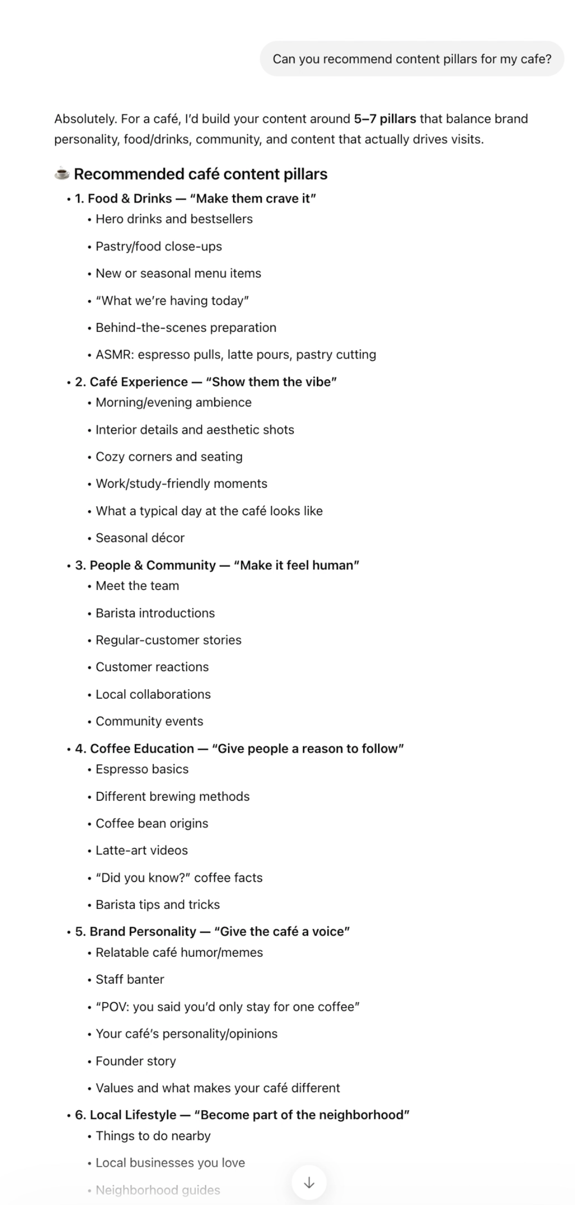 generic ai content pillars frp, ChatGPT